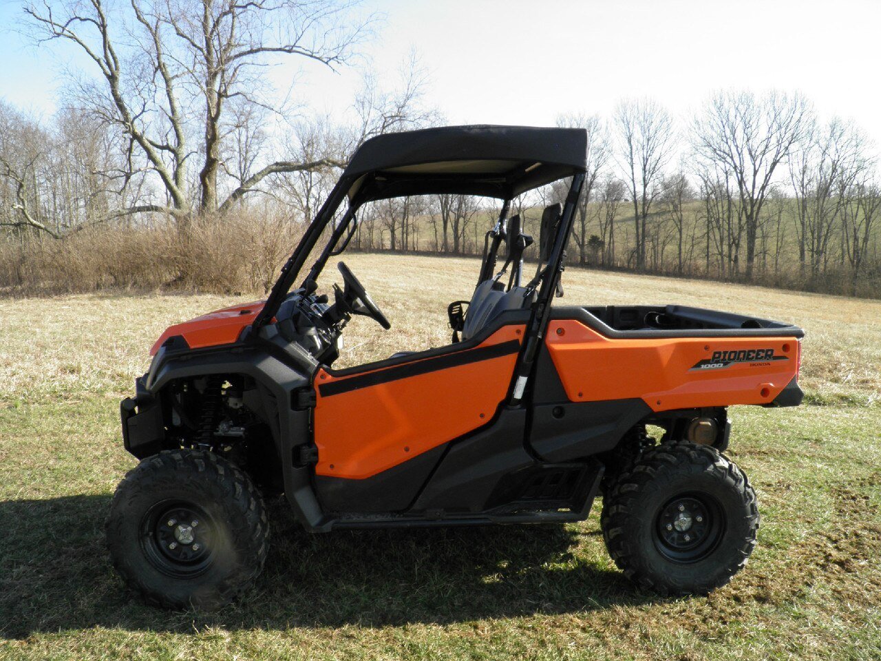 Photo of Honda Pioneer 1000 - Soft Top for Hard Windshield by 3 Star UTV - Premium Enclosures for UTVs / Side by Sides