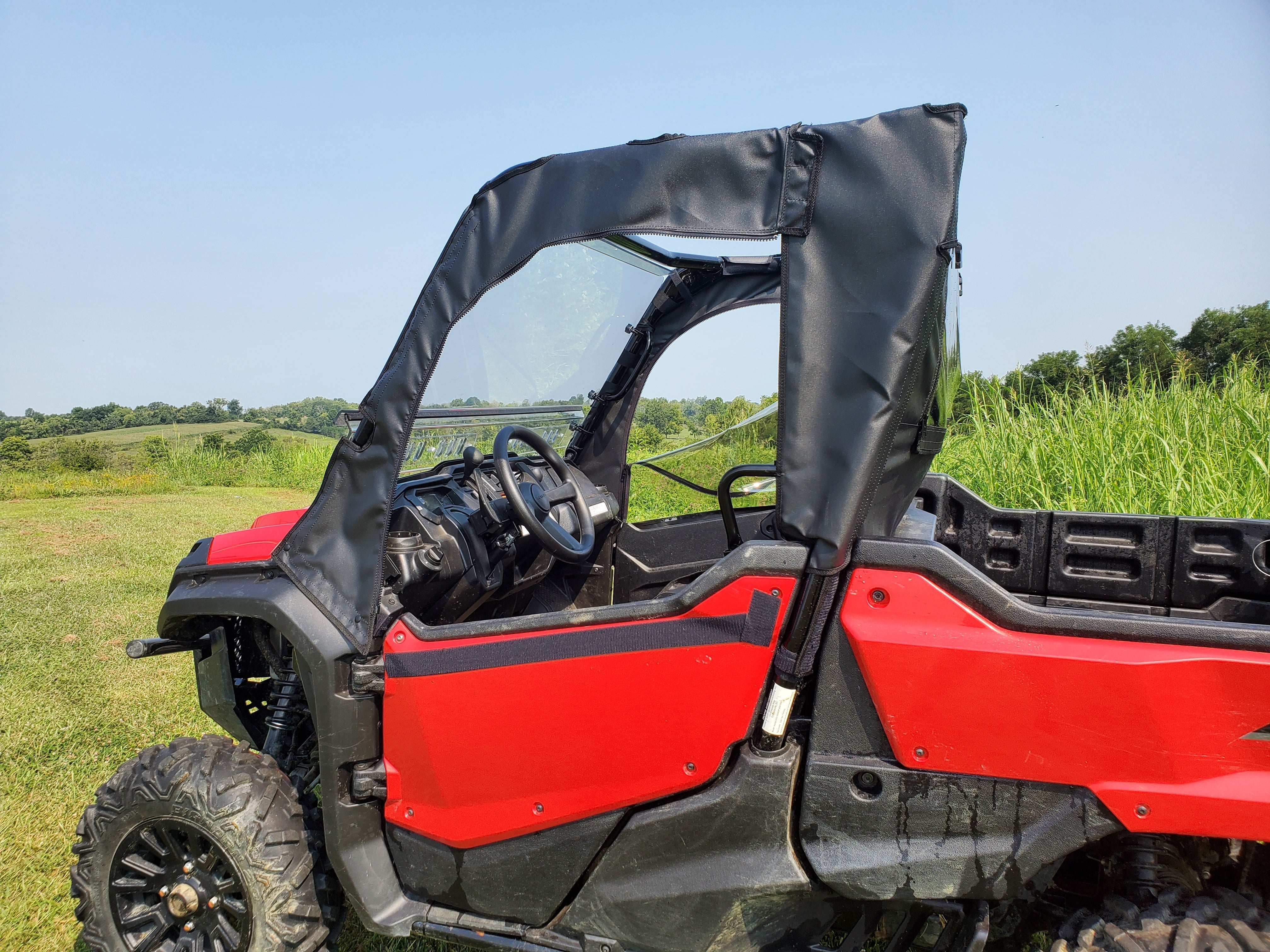 Photo of Honda Pioneer 1000 - Soft Upper Doors by 3 Star UTV - Premium Enclosures for UTVs / Side by Sides