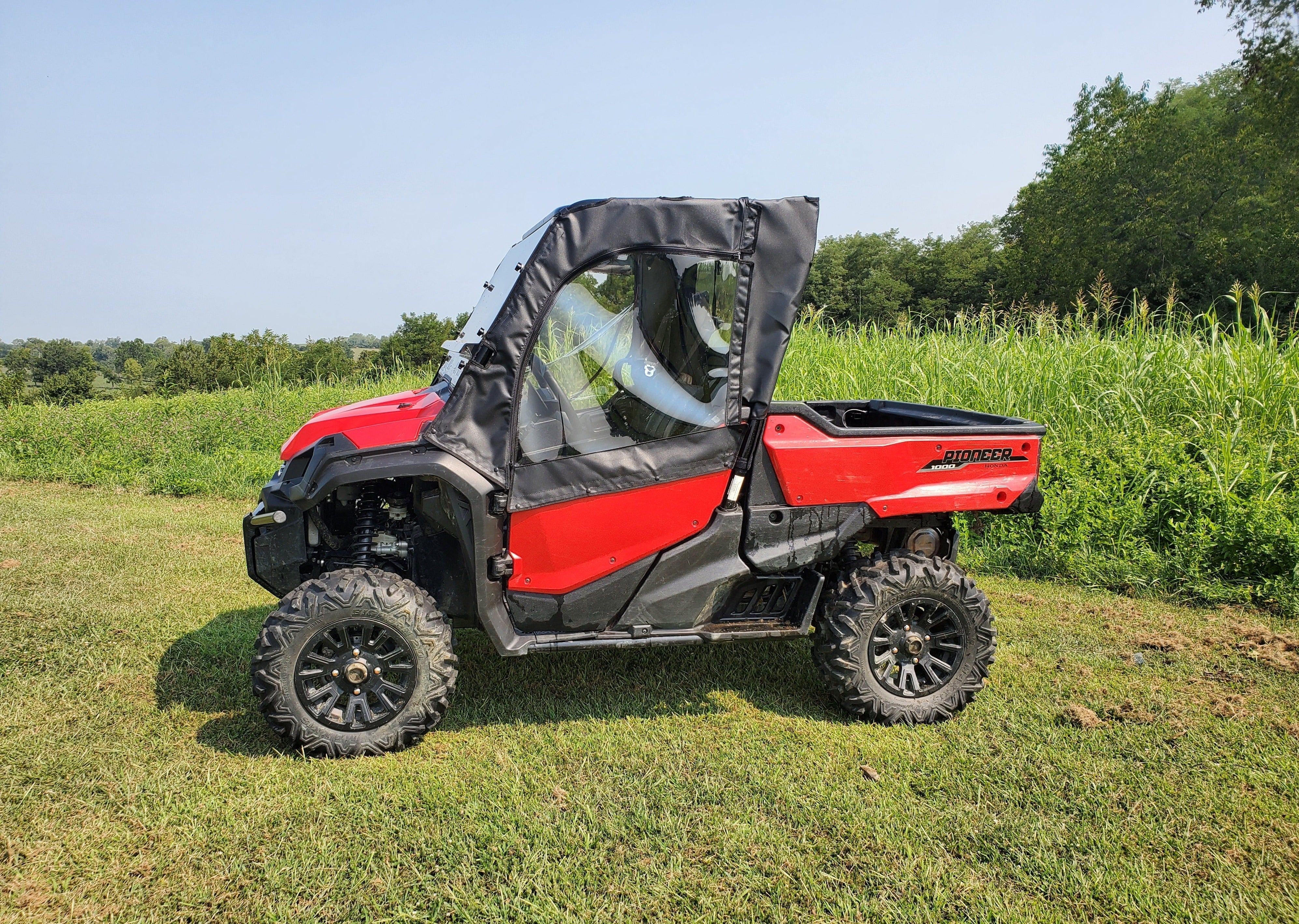 Photo of Honda Pioneer 1000 - Soft Upper Doors by 3 Star UTV - Premium Enclosures for UTVs / Side by Sides