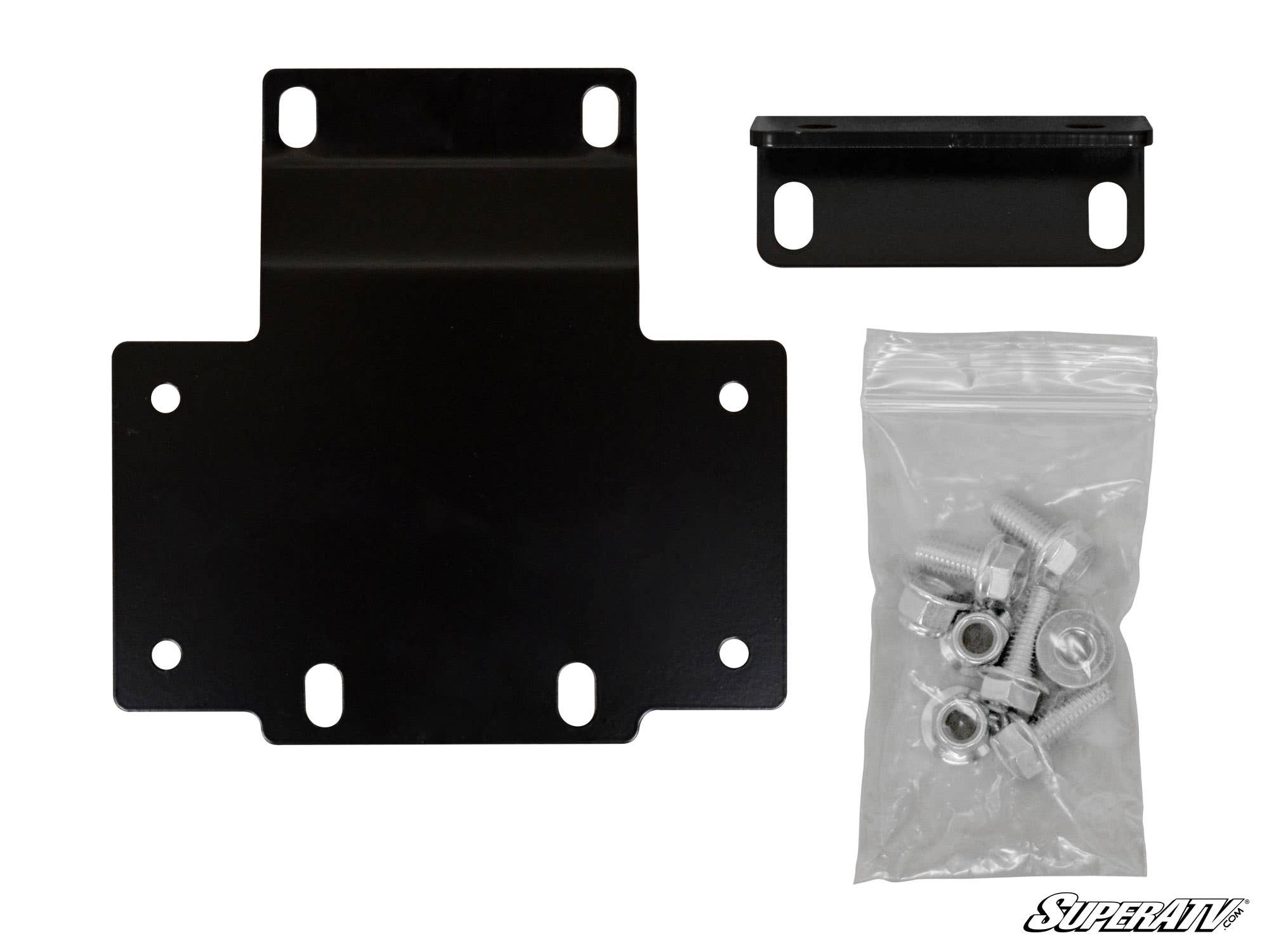 Photo of SuperATV Honda Pioneer 1000 Winch Mounting Plate by SuperATV - Premium Winches & Winch Mounts for UTVs / Side by Sides