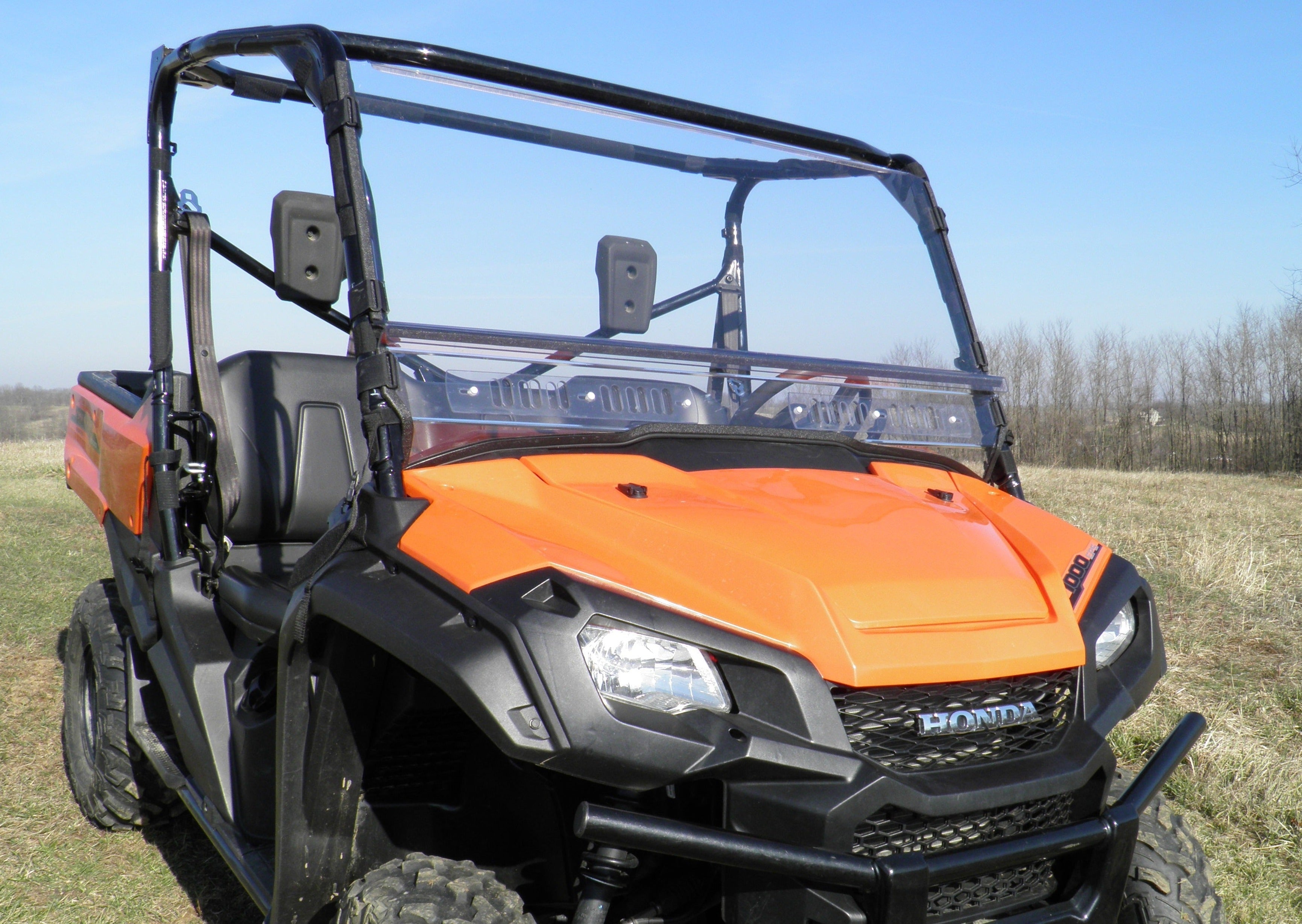 Photo of Honda Pioneer 1000/1000-5/1000-6 - 2 Pc General-Purpose Windshield by 3 Star UTV - Premium Windshields for UTVs / Side by Sides