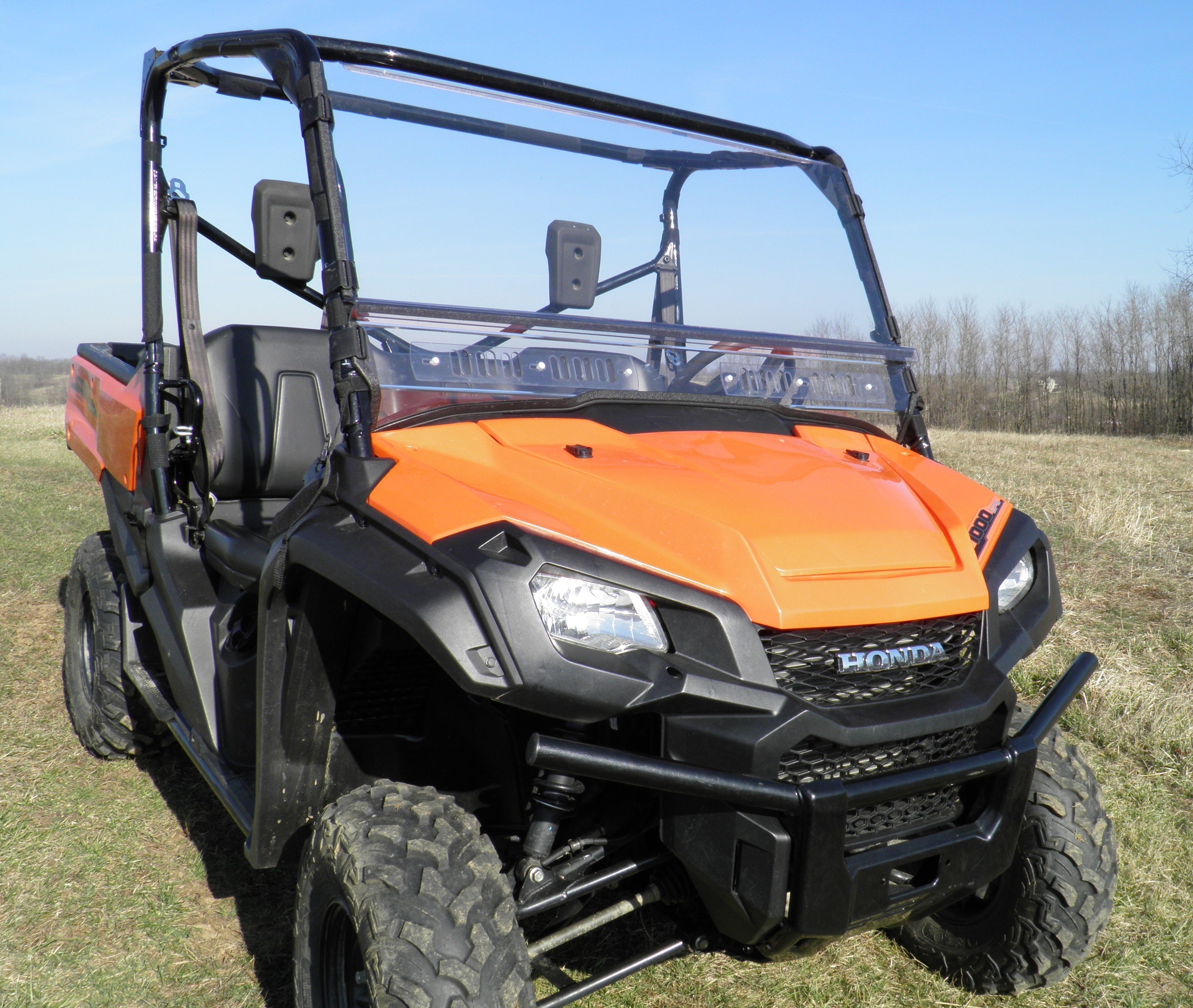 Photo of Honda Pioneer 1000/1000-5 - 2 Pc Scratch-Resistant Windshield by 3 Star UTV - Premium Windshields for UTVs / Side by Sides