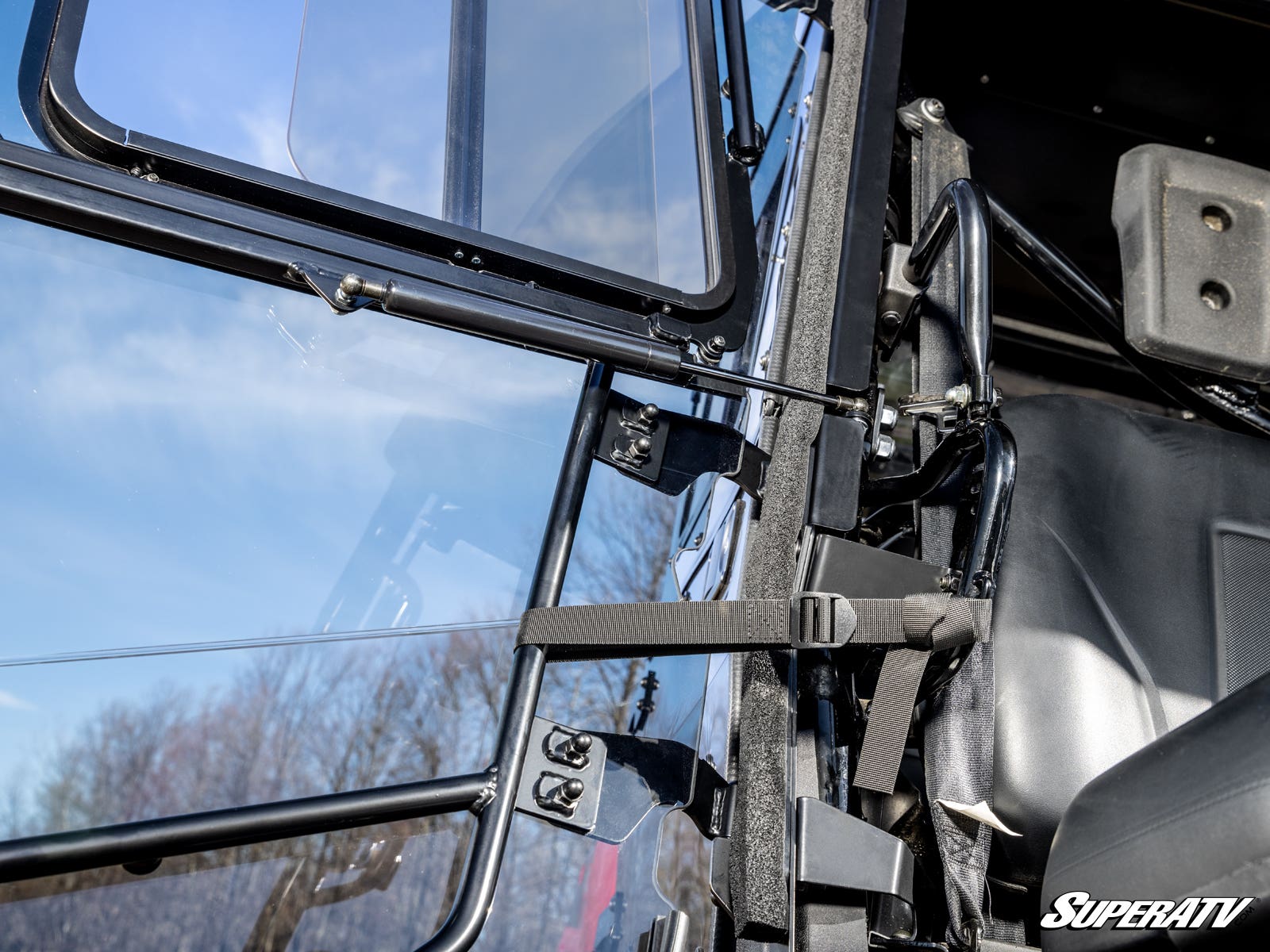 Photo of SuperATV Honda Pioneer 1000-6 Convertible Cab Enclosure Doors by SuperATV - Premium for UTVs / Side by Sides