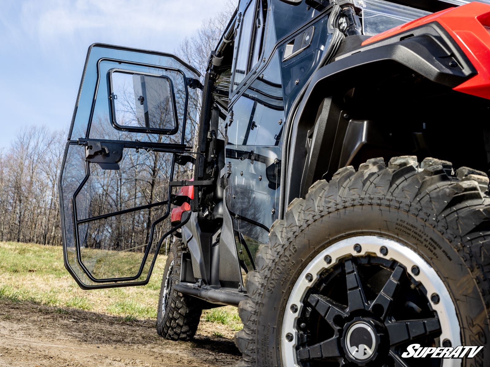 Photo of SuperATV Honda Pioneer 1000-6 Convertible Cab Enclosure Doors by SuperATV - Premium for UTVs / Side by Sides