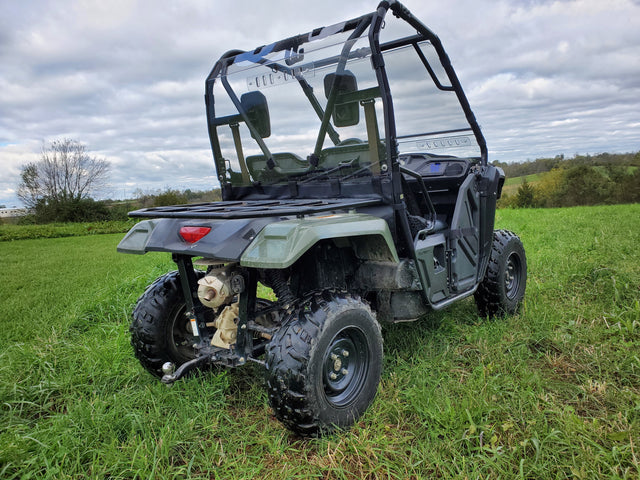 Photo of Honda Pioneer 500/520 - Lexan Back Panel w/Vent and Soft Lower Panel Options by 3 Star UTV - Premium Windshields for UTVs / Side by Sides