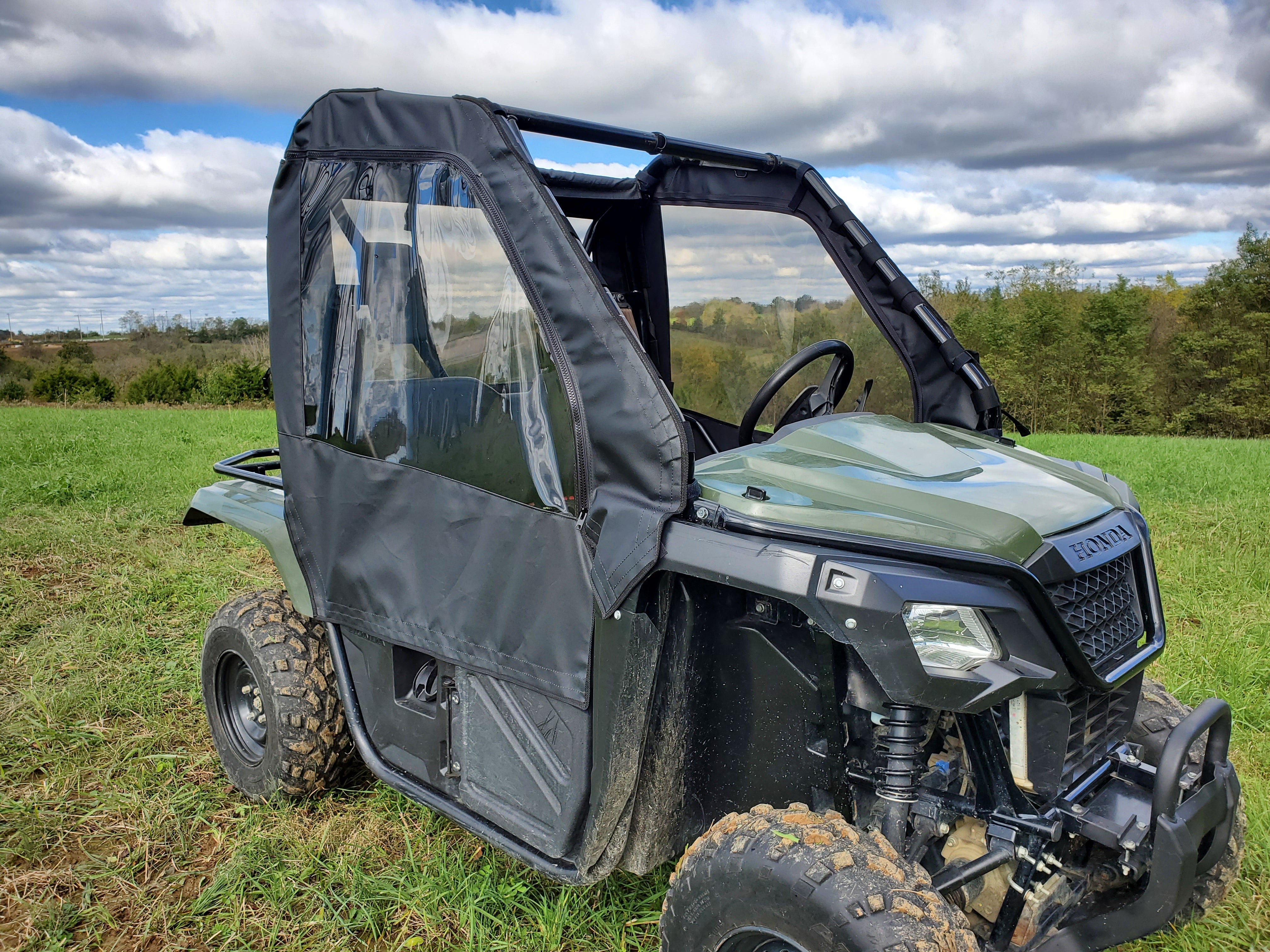 Photo of Honda Pioneer 500/520 - Door/Rear Window Combo by 3 Star UTV - Premium Enclosures for UTVs / Side by Sides