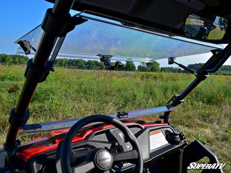 Photo of SuperATV Honda Pioneer 520 Scratch Resistant Flip Windshield by SuperATV - Premium Windshields for UTVs / Side by Sides