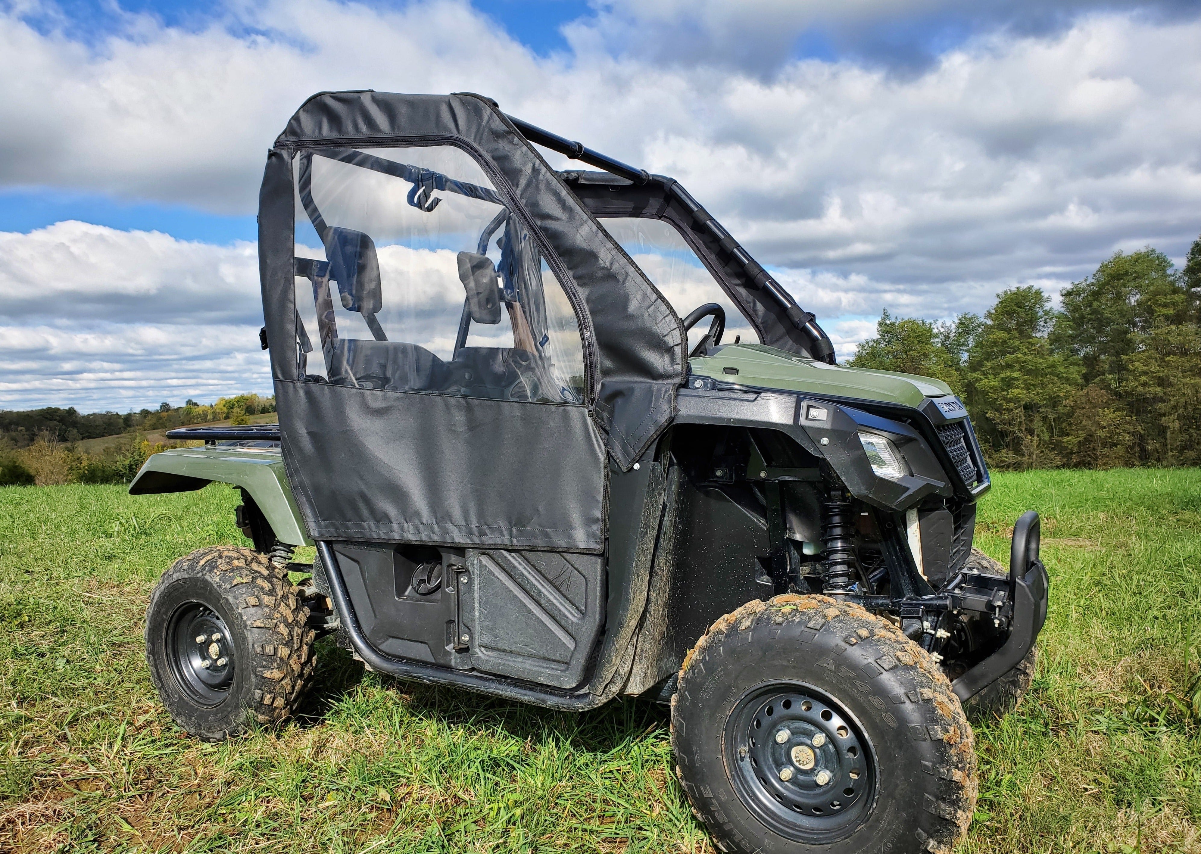 Photo of Honda Pioneer 500/520 - Soft Doors by 3 Star UTV - Premium Enclosures for UTVs / Side by Sides