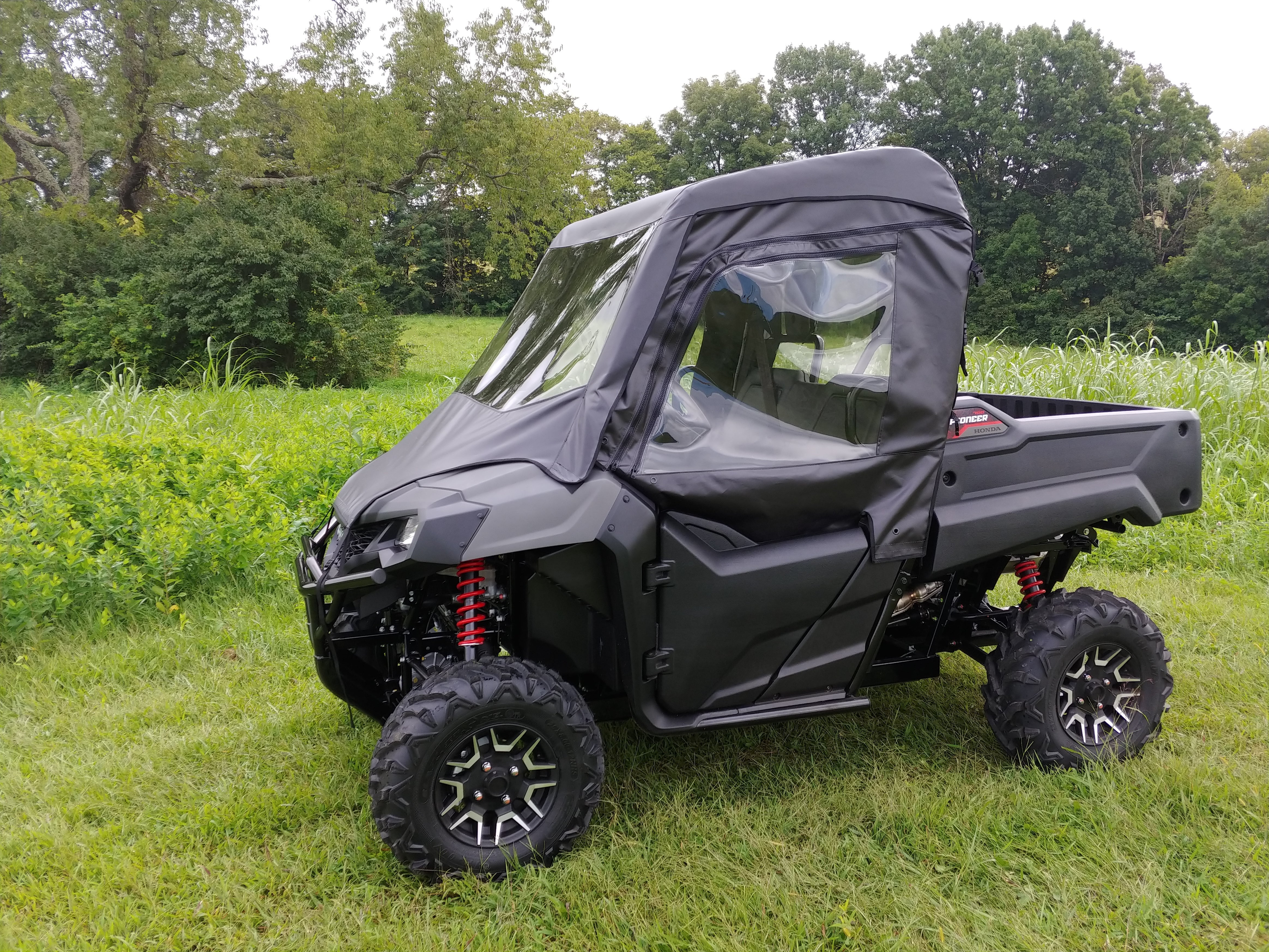 Photo of Honda Pioneer 700 2-Seater - Full Cab Enclosure with Vinyl Windshield by 3 Star UTV - Premium Enclosures for UTVs / Side by Sides