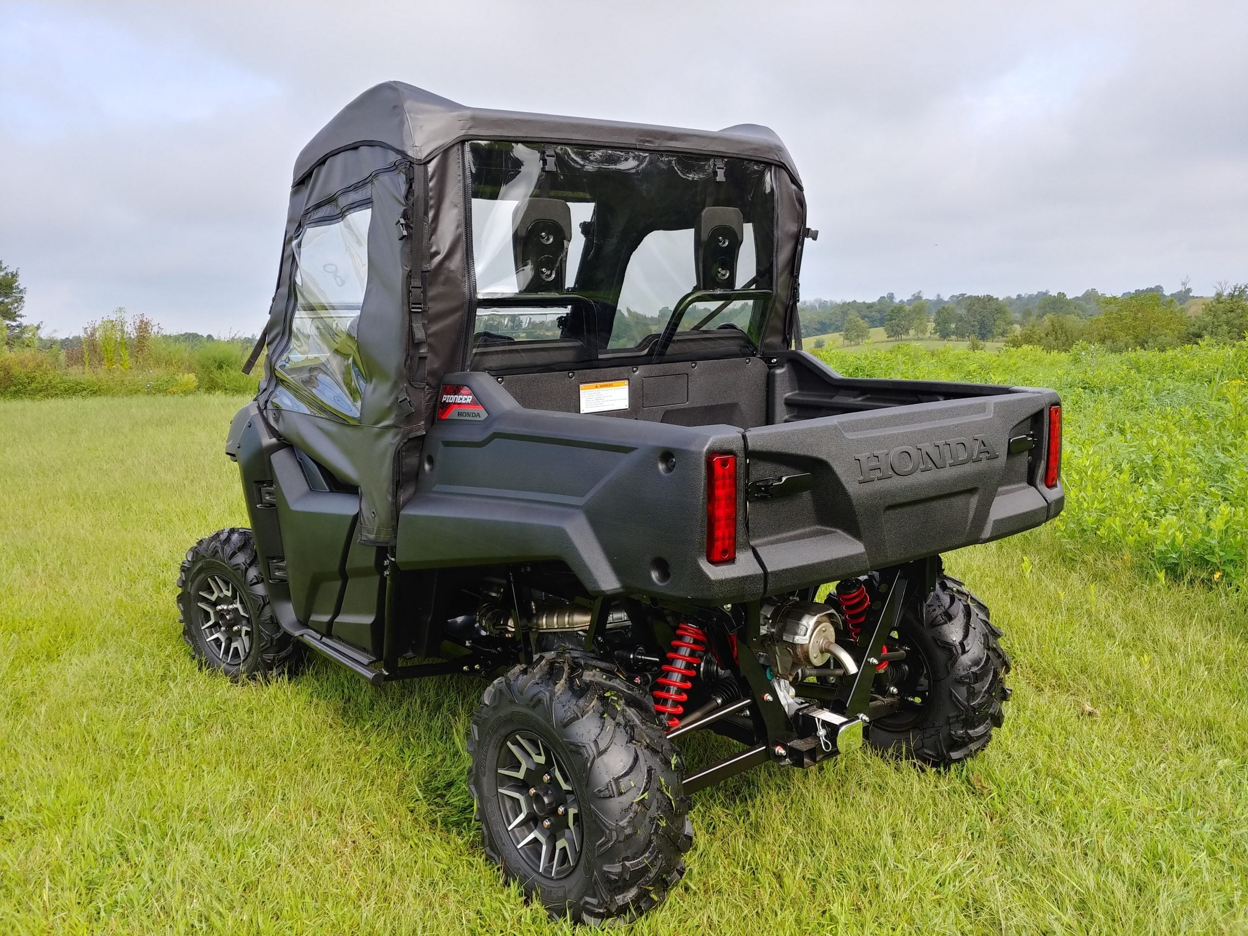 Photo of Honda Pioneer 700 2-Seater - Full Cab Enclosure for Hard Windshield by 3 Star UTV - Premium Enclosures for UTVs / Side by Sides