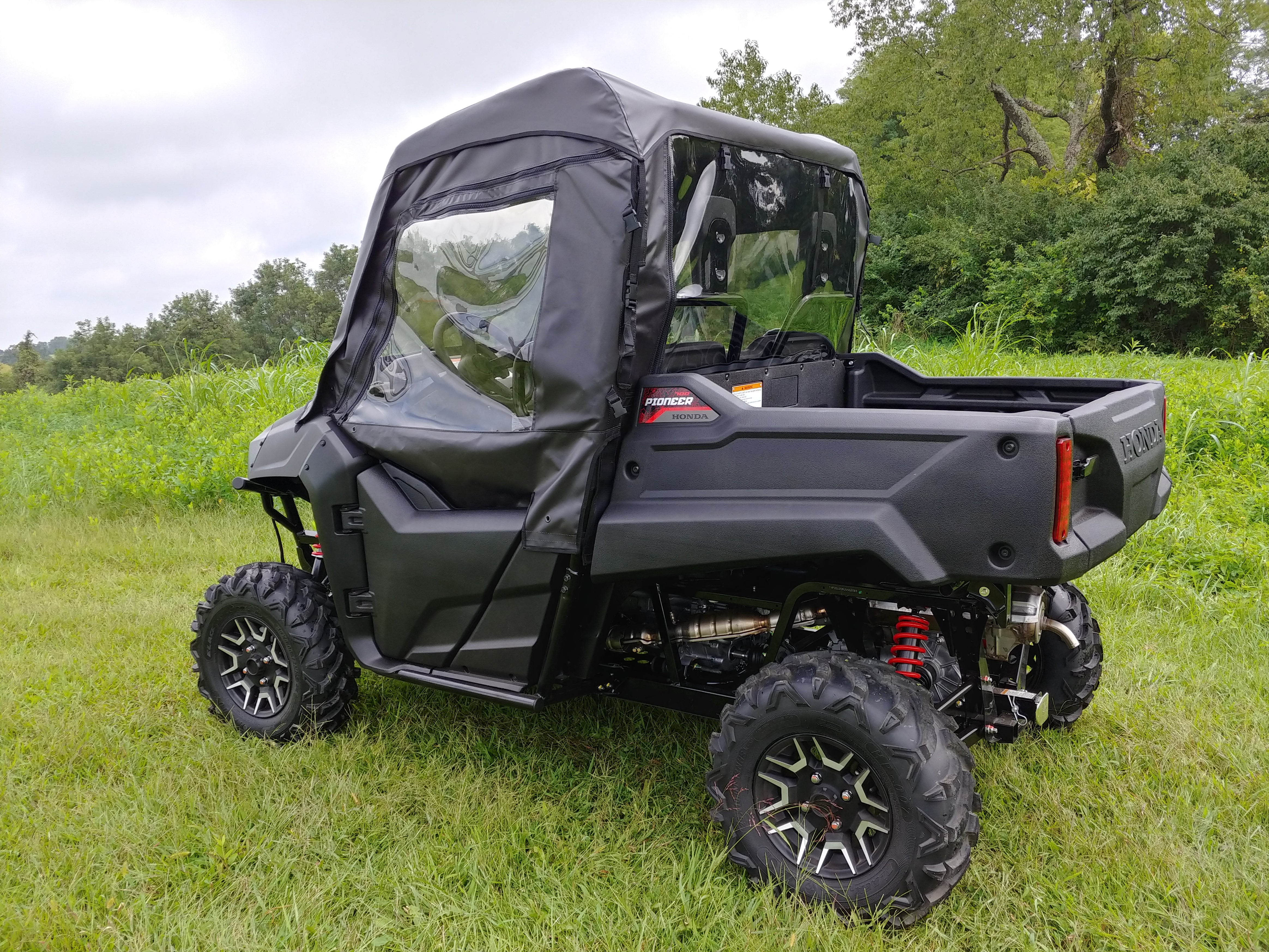 Photo of Honda Pioneer 700 2-Seater - Full Cab Enclosure for Hard Windshield by 3 Star UTV - Premium Enclosures for UTVs / Side by Sides