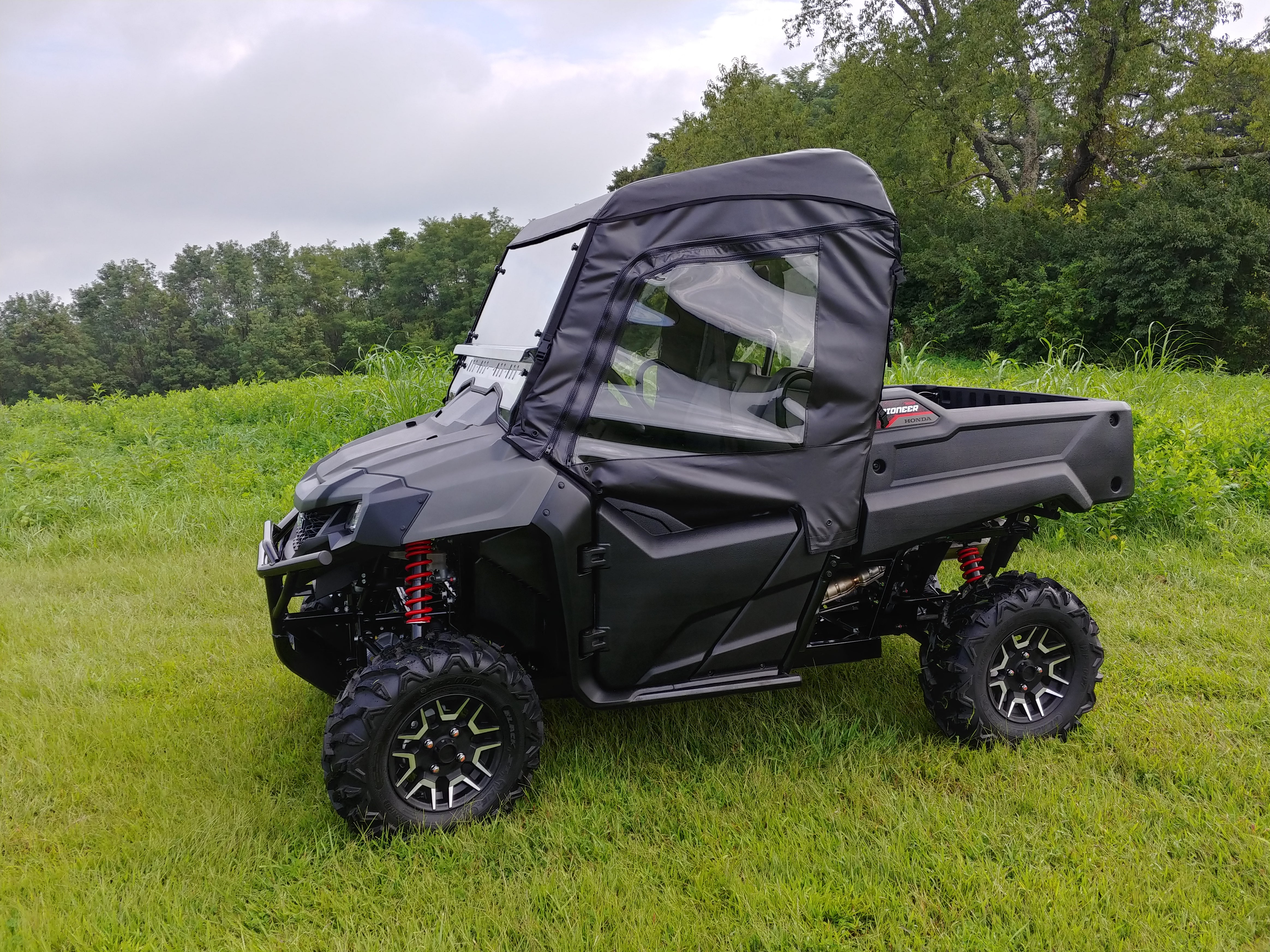 Photo of Honda Pioneer 700 2-Seater - Full Cab Enclosure for Hard Windshield by 3 Star UTV - Premium Enclosures for UTVs / Side by Sides