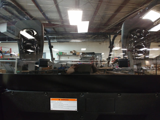 Photo of Honda Pioneer 700 2-Seater - Lexan Back Panel w/Vent and Soft Lower Panel Options by 3 Star UTV - Premium Windshields for UTVs / Side by Sides