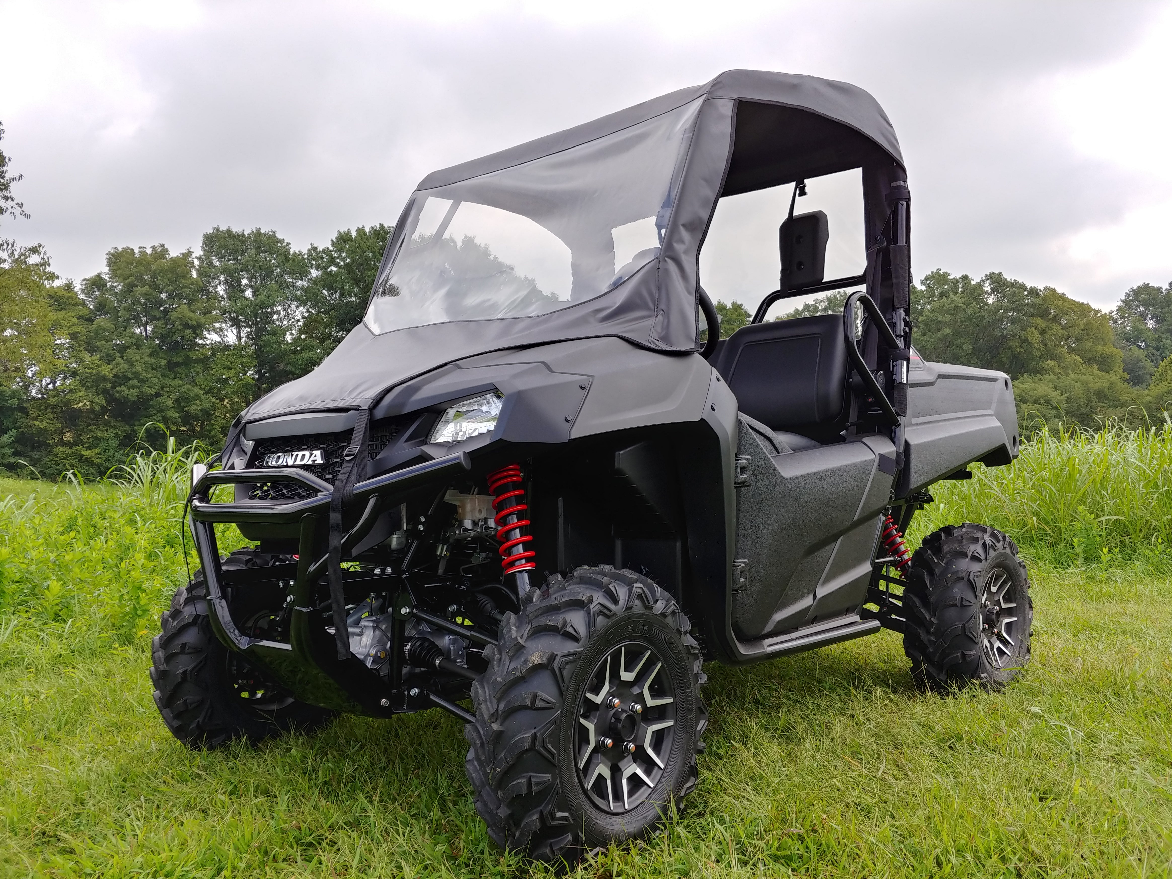 Photo of Honda Pioneer 700 2-Seater - Vinyl Windshield/Top/Rear Combo by 3 Star UTV - Premium Enclosures for UTVs / Side by Sides