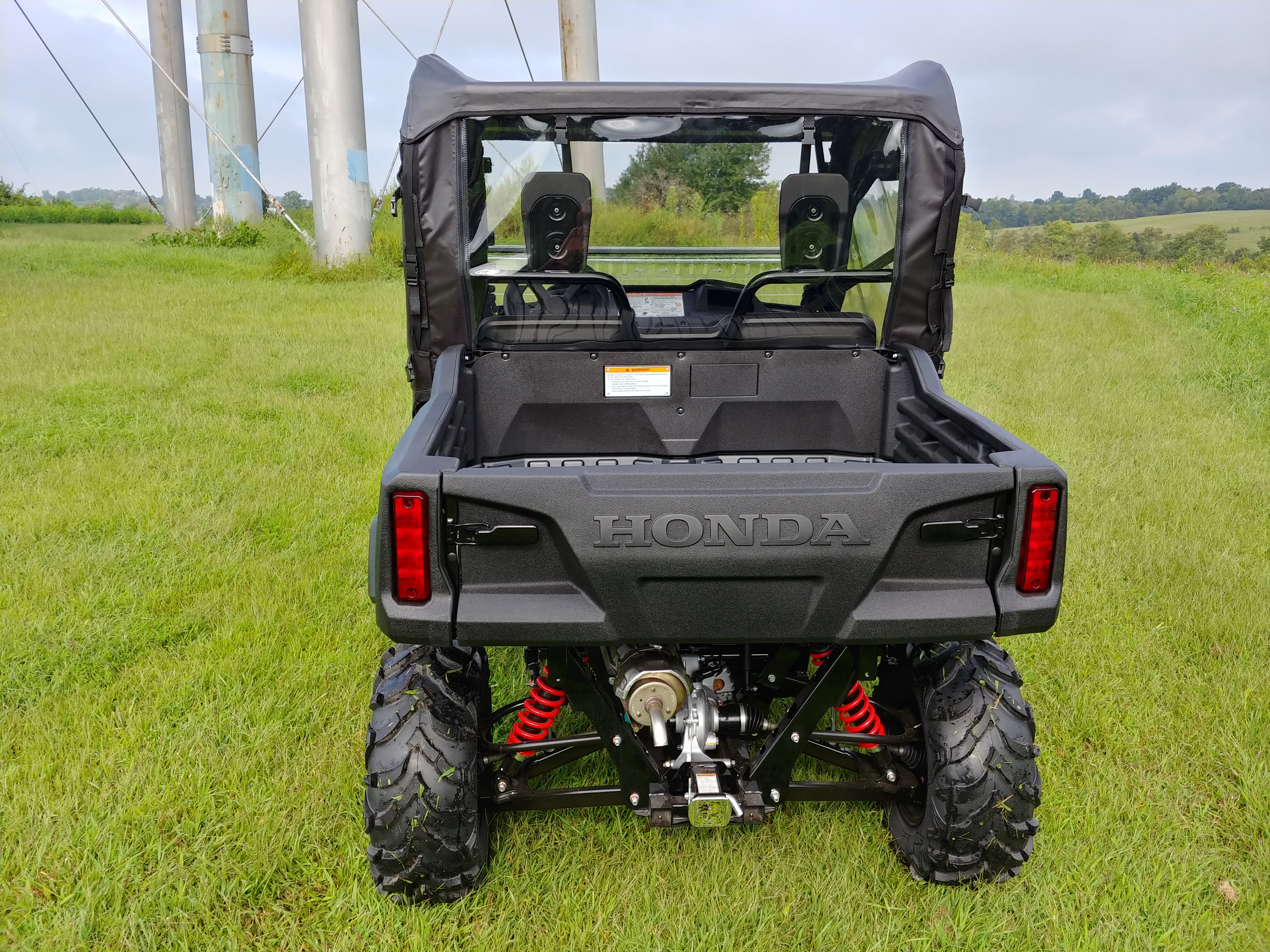 Photo of Honda Pioneer 700 2-Seater - Vinyl Windshield/Top/Rear Combo by 3 Star UTV - Premium Enclosures for UTVs / Side by Sides