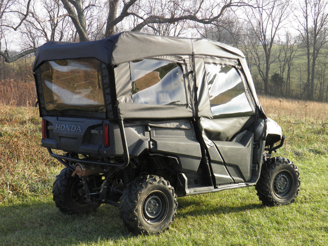 Photo of Honda Pioneer 700 4-Seater - Full Cab Enclosure for Hard Windshield by 3 Star UTV - Premium Enclosures for UTVs / Side by Sides