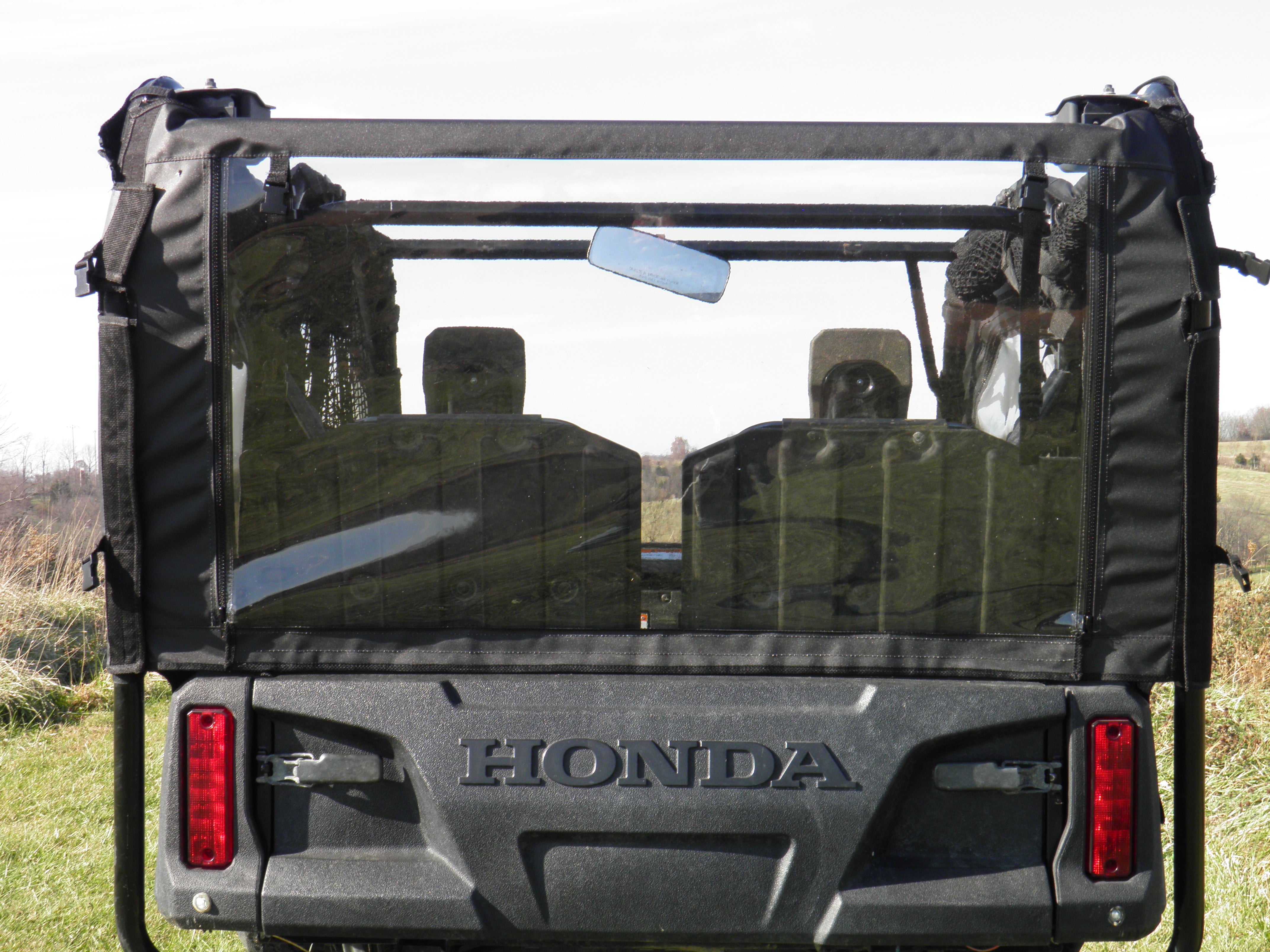 Photo of Honda Pioneer 700 4-Seater - Full Cab Enclosure for Hard Windshield by 3 Star UTV - Premium Enclosures for UTVs / Side by Sides