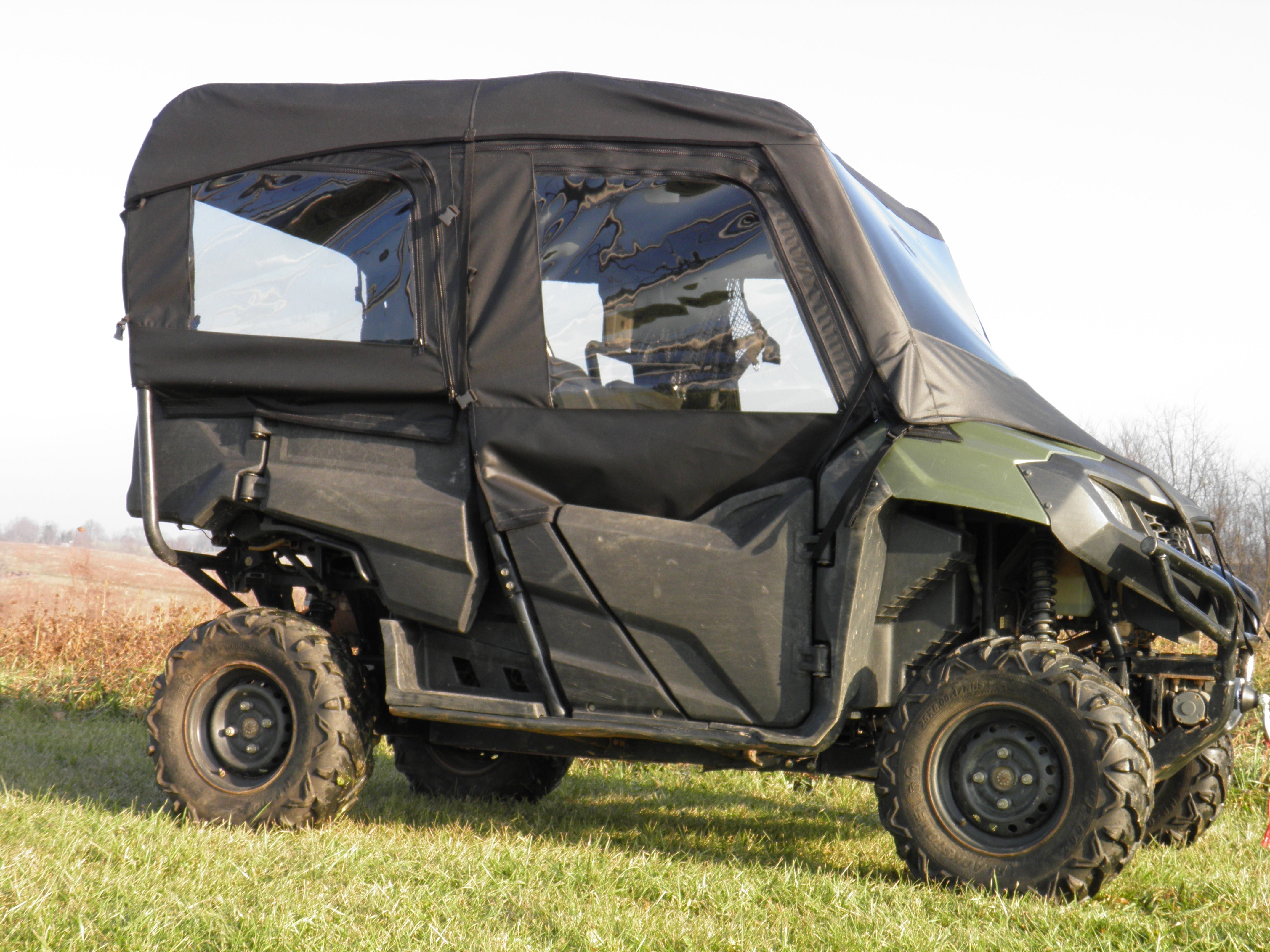 Photo of Honda Pioneer 700 4-Seater - Full Cab Enclosure with Vinyl Windshield by 3 Star UTV - Premium Enclosures for UTVs / Side by Sides