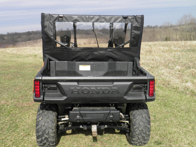 Photo of Honda Pioneer 700 4-Seater - Soft Back Panel by 3 Star UTV - Premium Enclosures for UTVs / Side by Sides