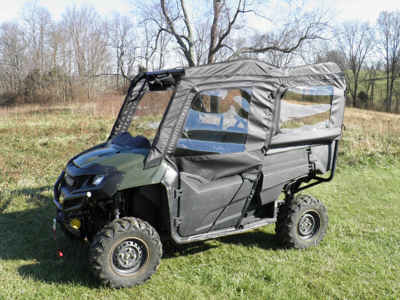 Photo of Honda Pioneer 700 4-Seater - Soft Doors by 3 Star UTV - Premium Enclosures for UTVs / Side by Sides
