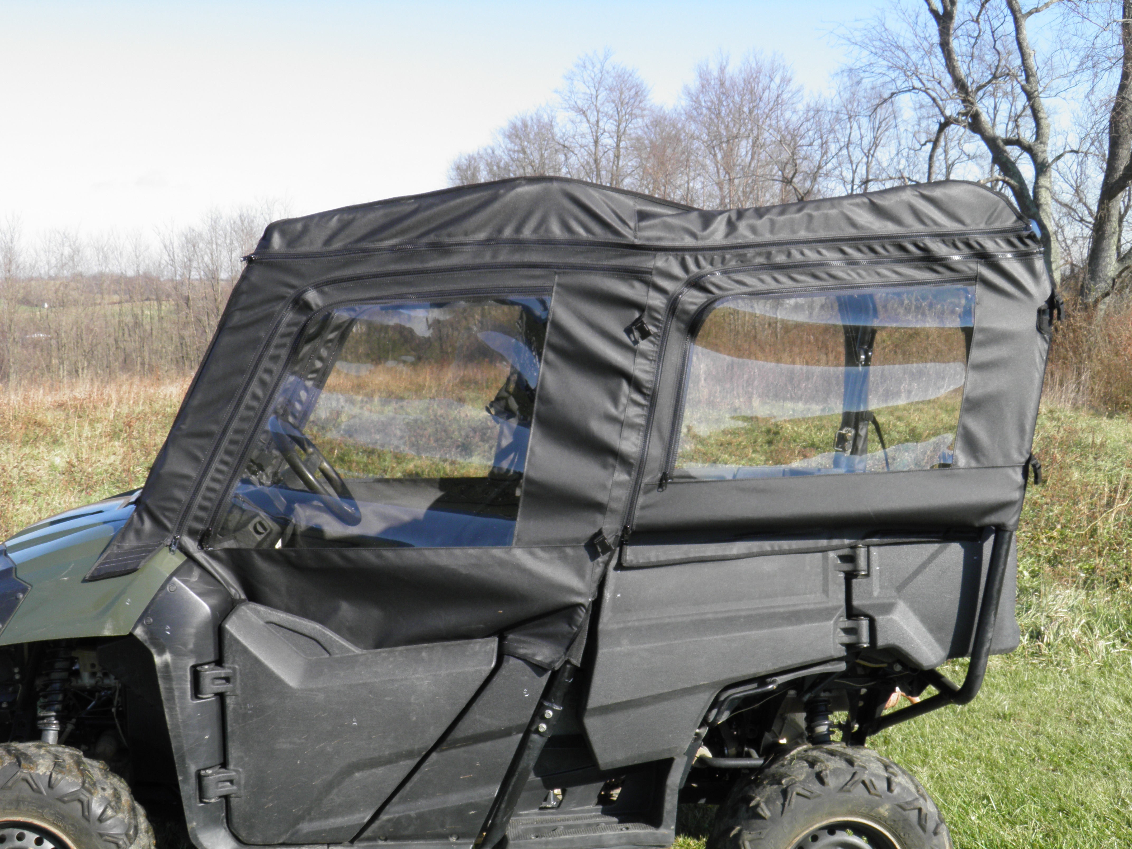 Photo of Honda Pioneer 700 4-Seater - Soft Doors by 3 Star UTV - Premium Enclosures for UTVs / Side by Sides
