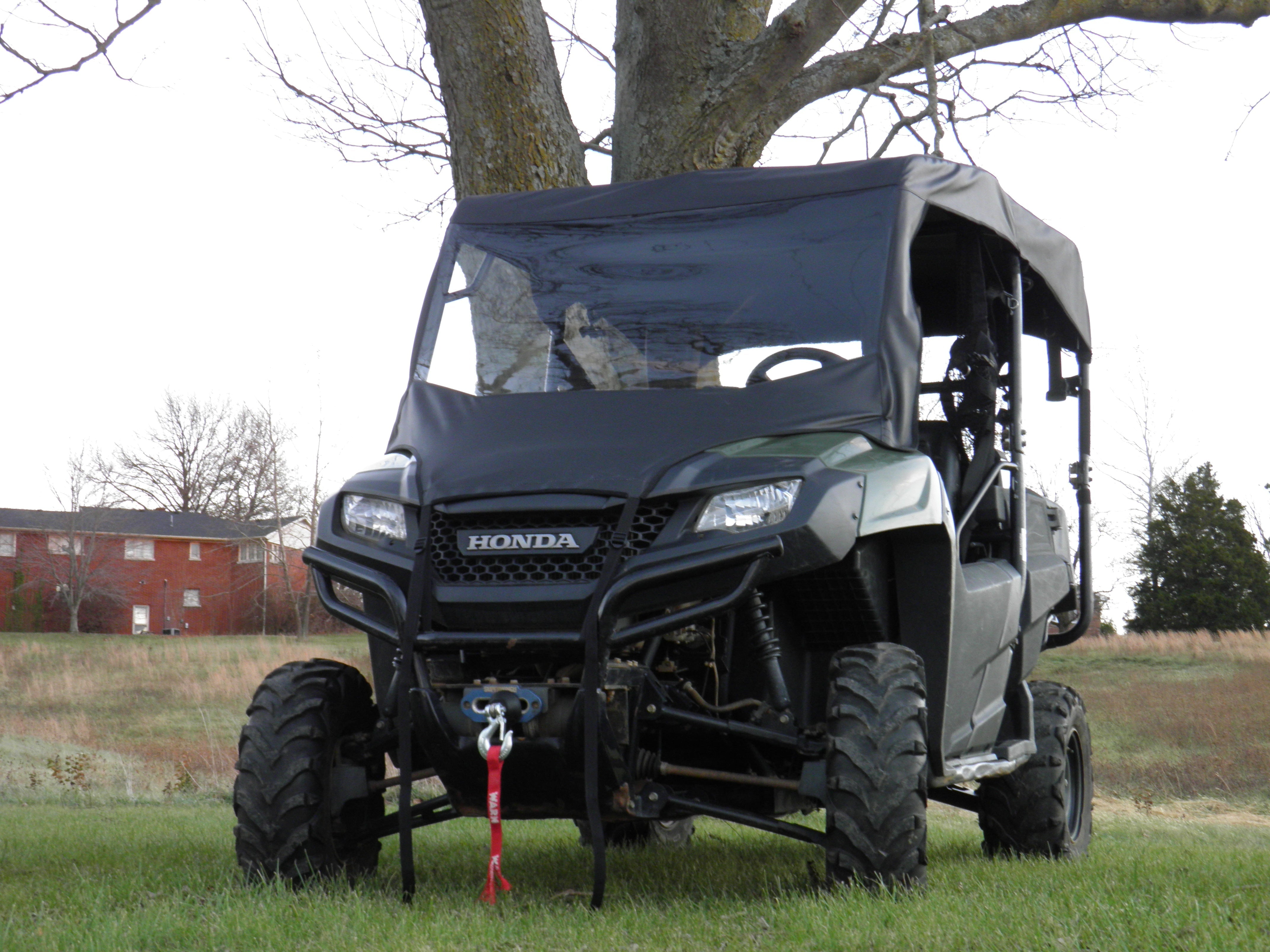 Photo of Honda Pioneer 700 4-Seater - Vinyl Windshield/Top Combo by 3 Star UTV - Premium Enclosures for UTVs / Side by Sides
