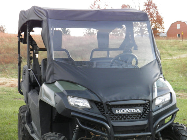 Photo of Honda Pioneer 700 4-Seater - Vinyl Windshield/Top Combo by 3 Star UTV - Premium Enclosures for UTVs / Side by Sides