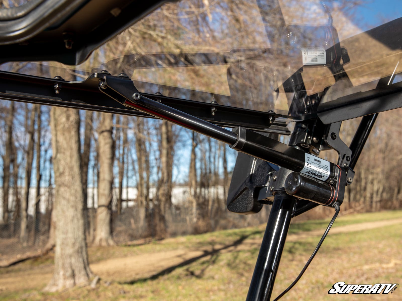 Photo of SuperATV Honda Pioneer 700 MaxDrive Power Flip Windshield by SuperATV - Premium Windshields for UTVs / Side by Sides