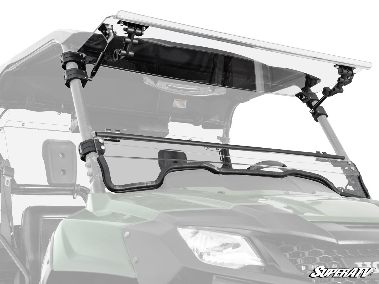 Photo of SuperATV Honda Pioneer 700 Scratch Resistant Flip Windshield by SuperATV - Premium Windshields for UTVs / Side by Sides