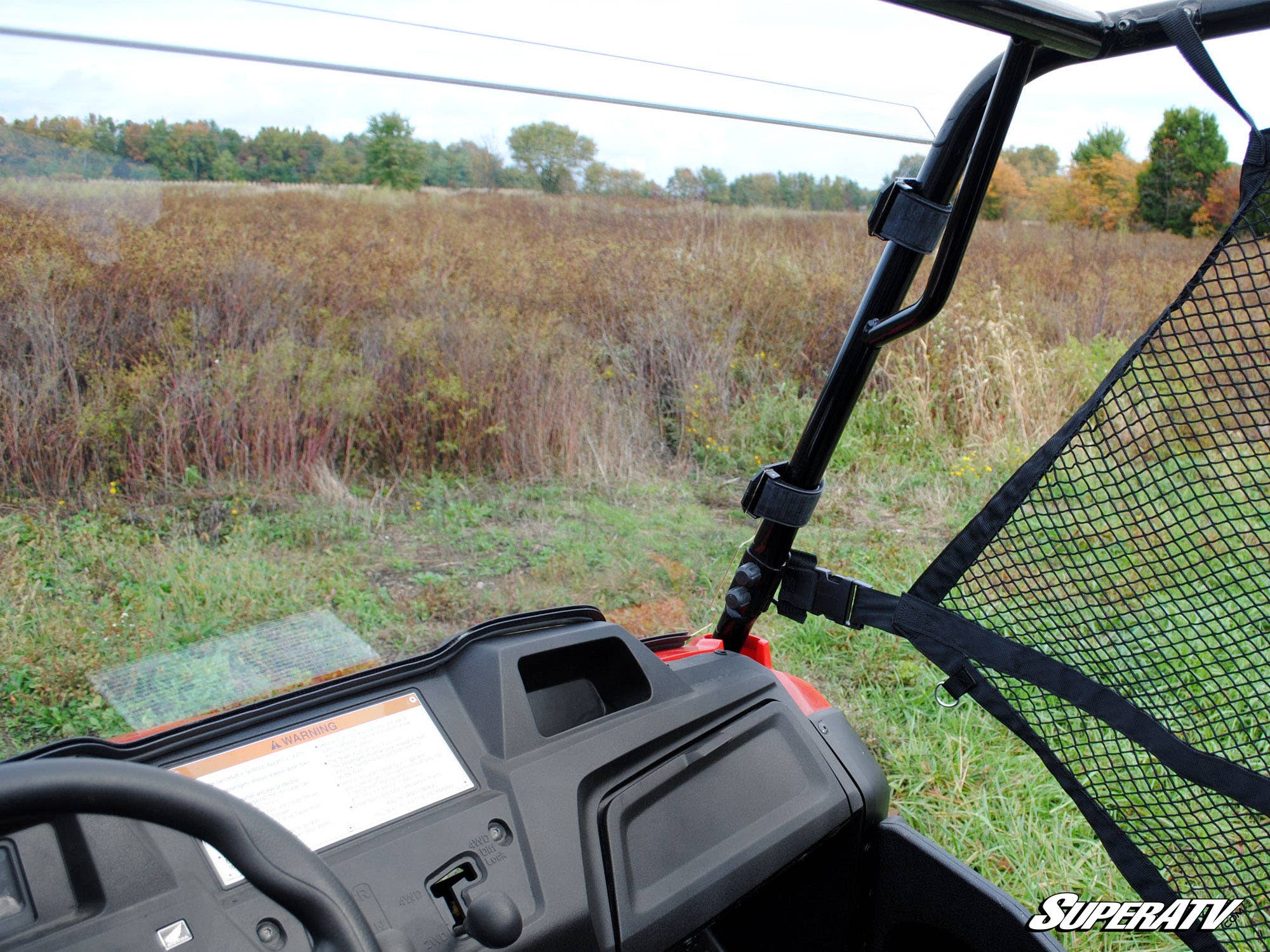 Photo of SuperATV Honda Pioneer 700 WindshieldScratch Resistant by SuperATV - Premium for UTVs / Side by Sides