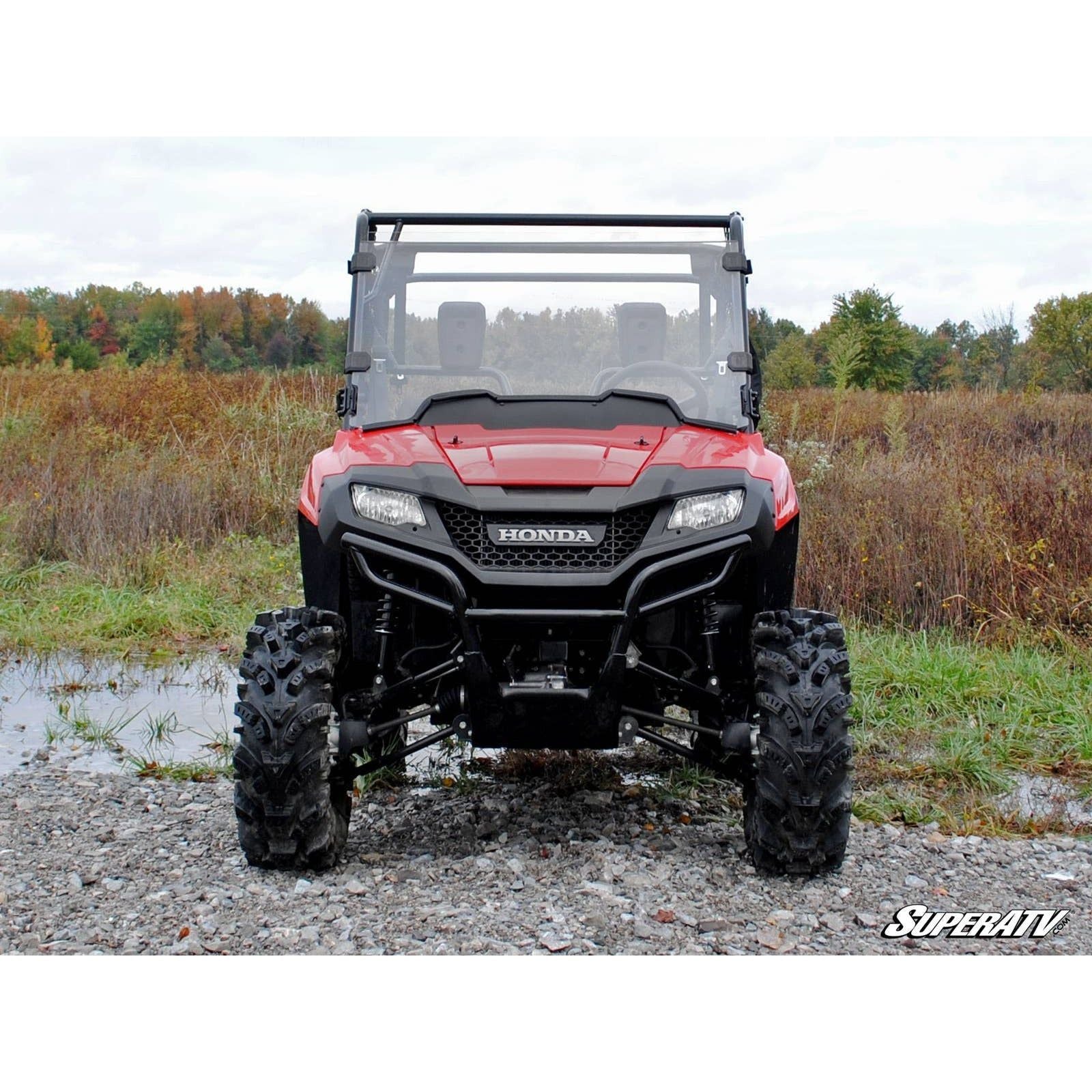 Photo of Honda Pioneer 700 Scratch Resistant Full Windshield by SuperATV - Premium Windshields for UTVs / Side by Sides