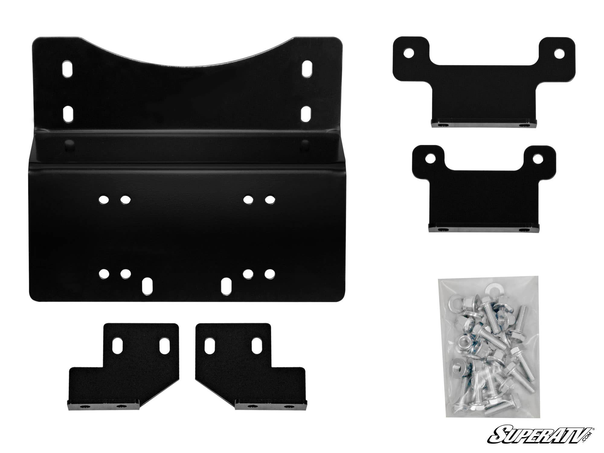 Photo of SuperATV Honda Pioneer 700 Winch Mounting Plate by SuperATV - Premium Winches & Winch Mounts for UTVs / Side by Sides