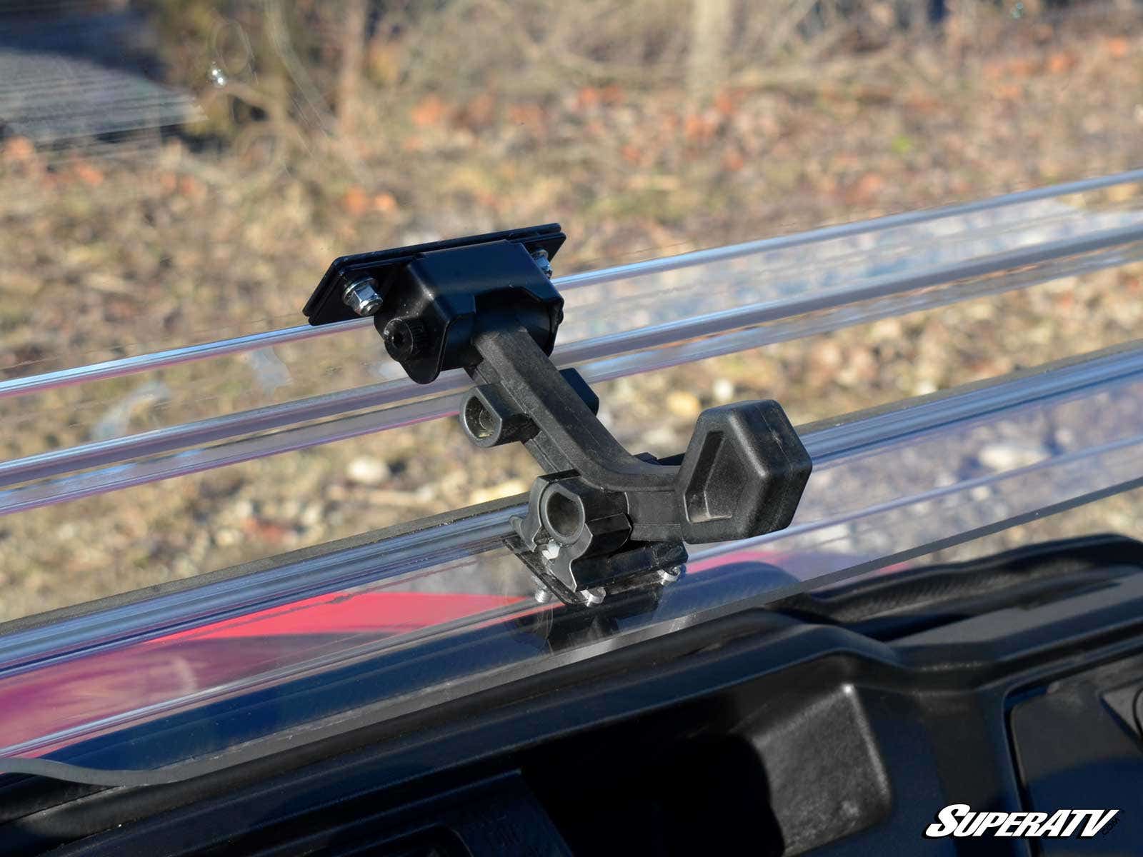 Photo of SuperATV Honda Pioneer 1000 Scratch Resistant Flip Windshield by SuperATV - Premium Windshields for UTVs / Side by Sides
