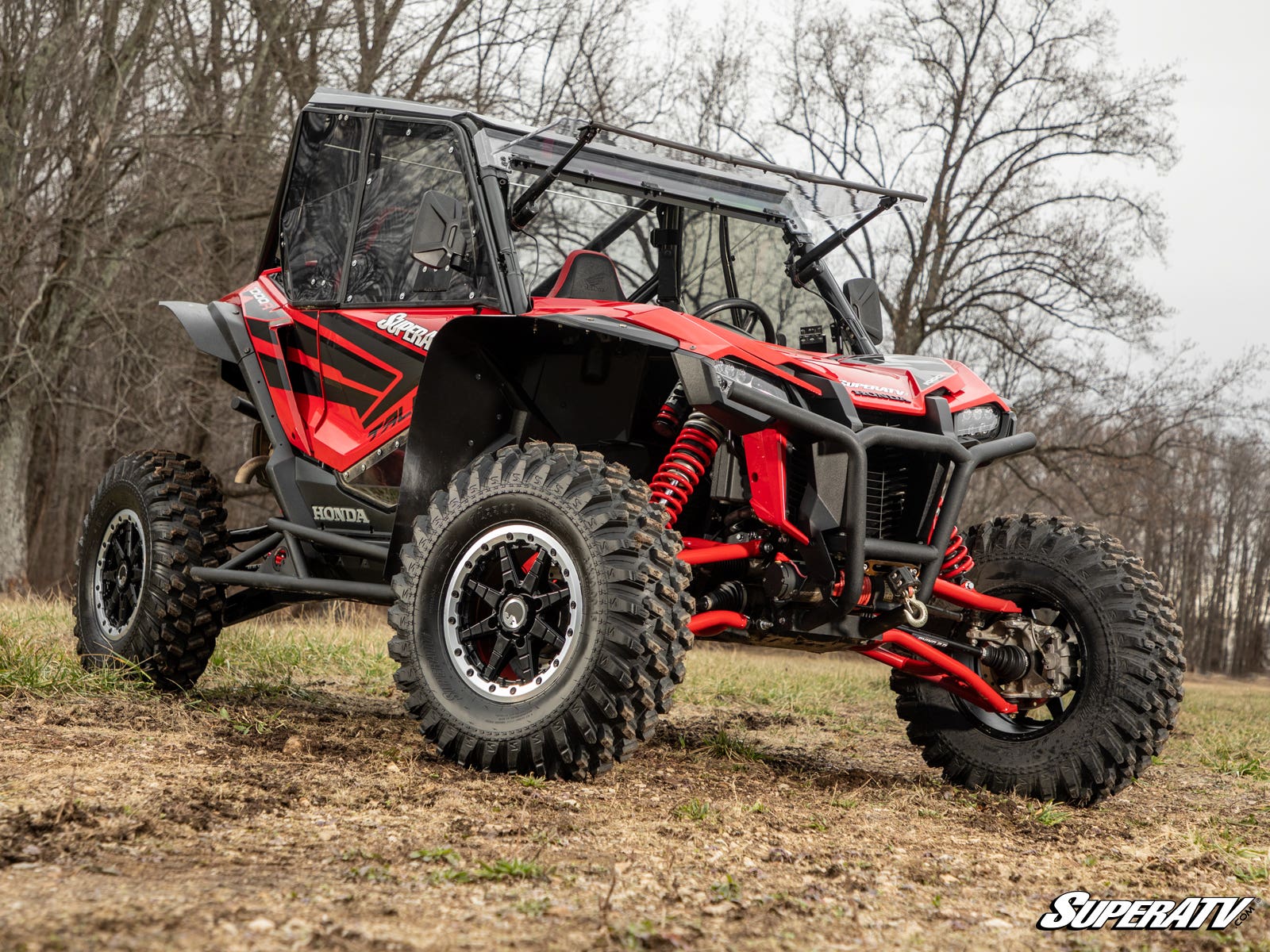 Photo of SuperATV Honda Talon 1000 MaxDrive Power Flip Windshield by SuperATV - Premium Windshields for UTVs / Side by Sides