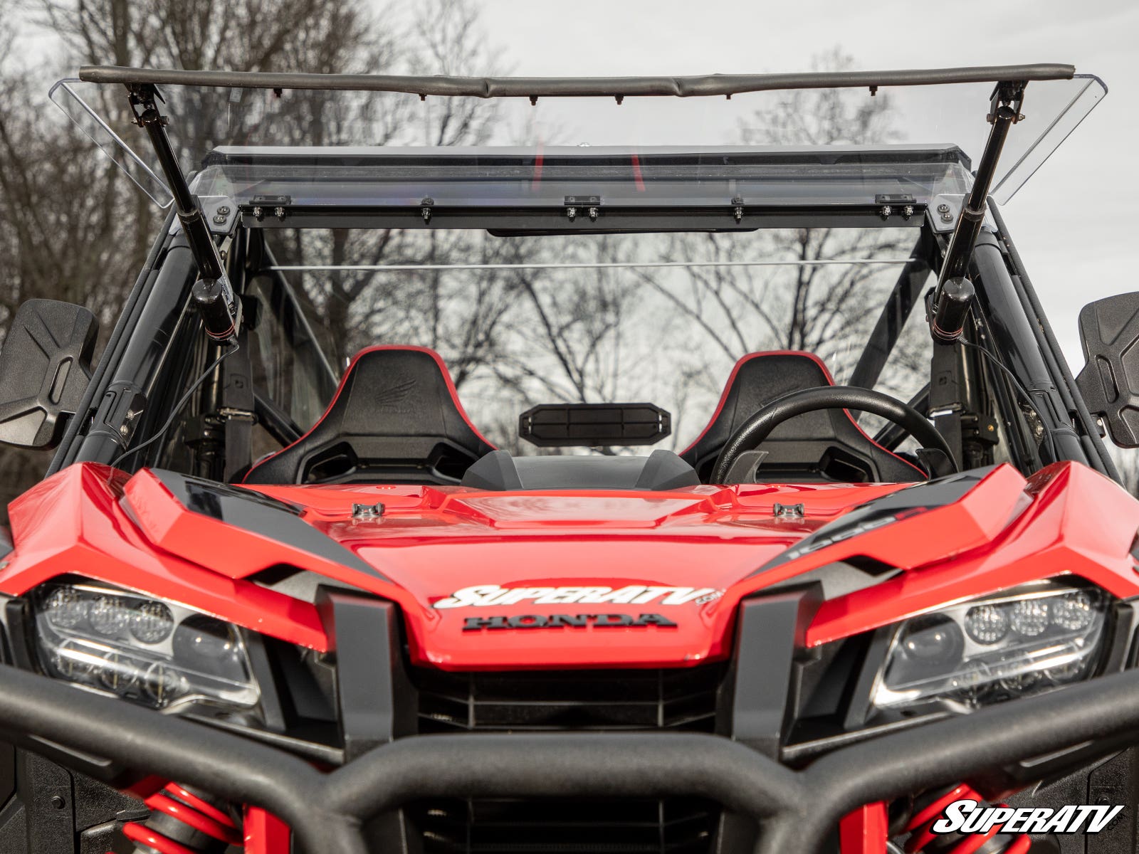Photo of SuperATV Honda Talon 1000 MaxDrive Power Flip Windshield by SuperATV - Premium Windshields for UTVs / Side by Sides