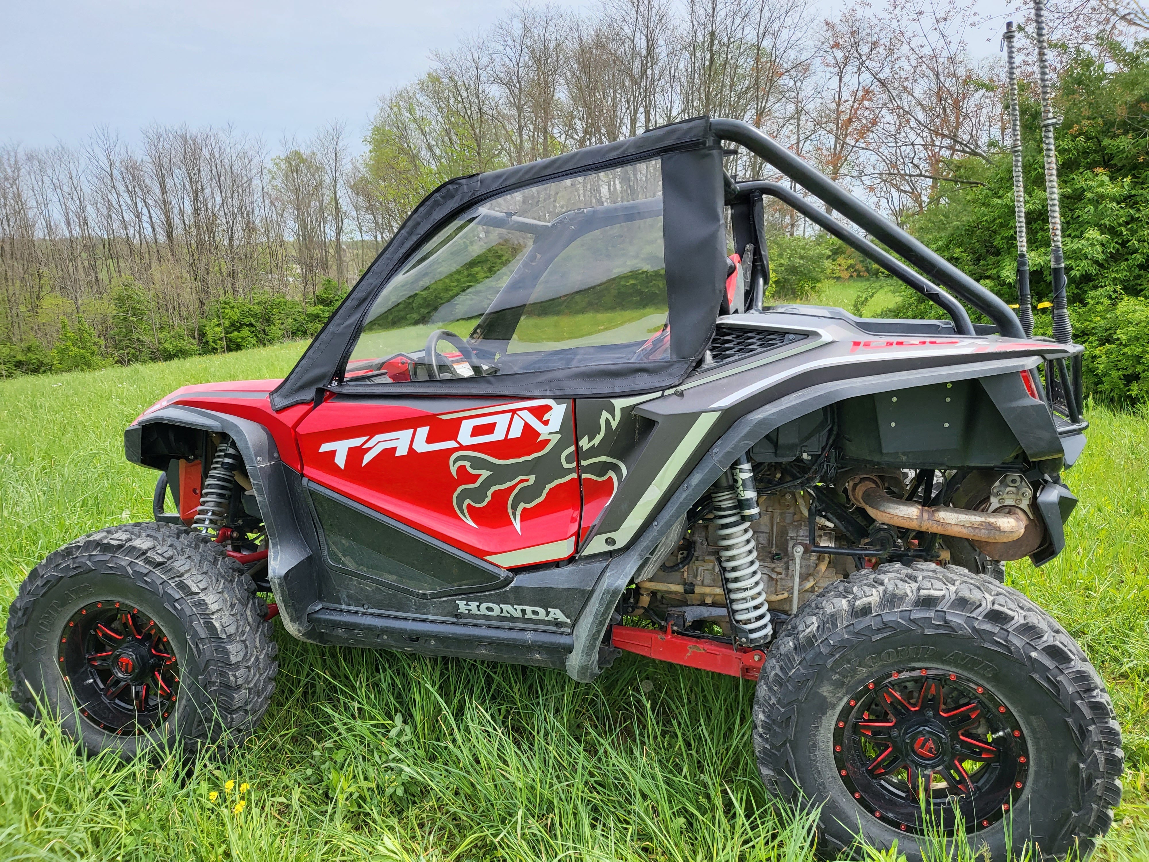 Photo of Honda Talon 2-Seater - Soft Upper Doors by 3 Star UTV - Premium Enclosures for UTVs / Side by Sides