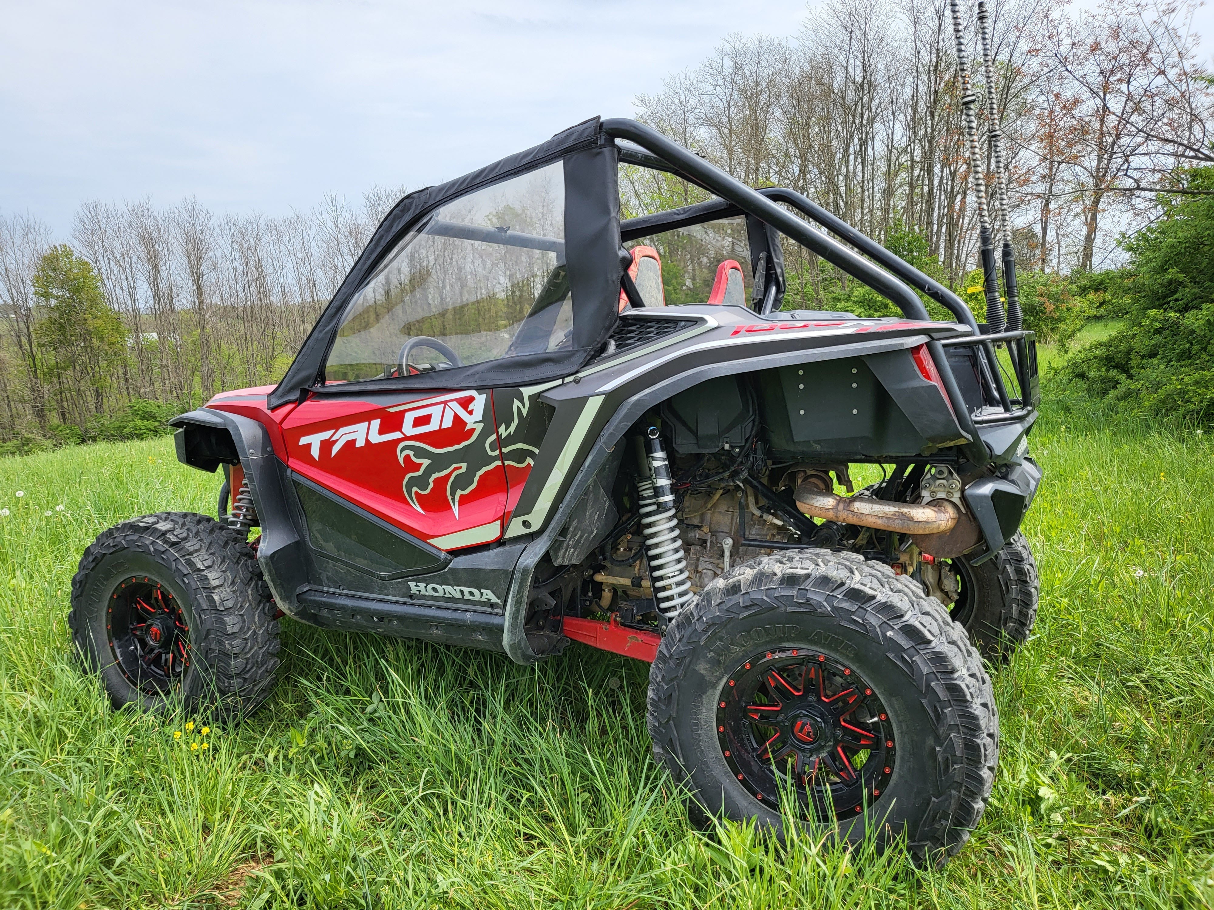 Photo of Honda Talon 2-Seater - Soft Upper Doors by 3 Star UTV - Premium Enclosures for UTVs / Side by Sides