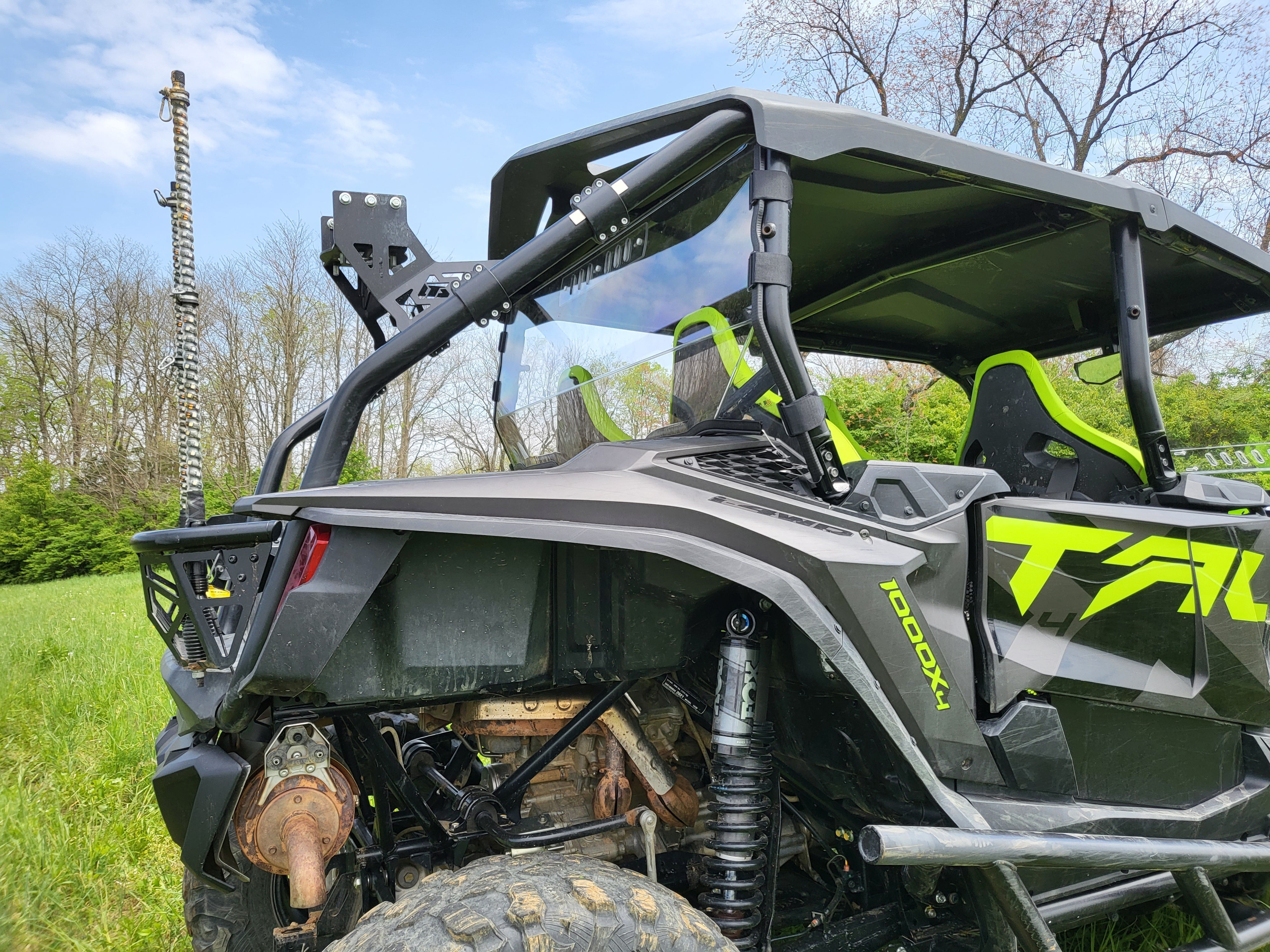 Photo of Honda Talon 4-Seater - 1-Pc Lexan Back Panel w/Vent Option by 3 Star UTV - Premium Windshields for UTVs / Side by Sides