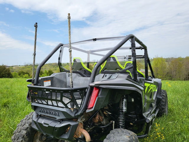 Photo of Honda Talon 4-Seater - 1-Pc Lexan Back Panel w/Vent Option by 3 Star UTV - Premium Windshields for UTVs / Side by Sides