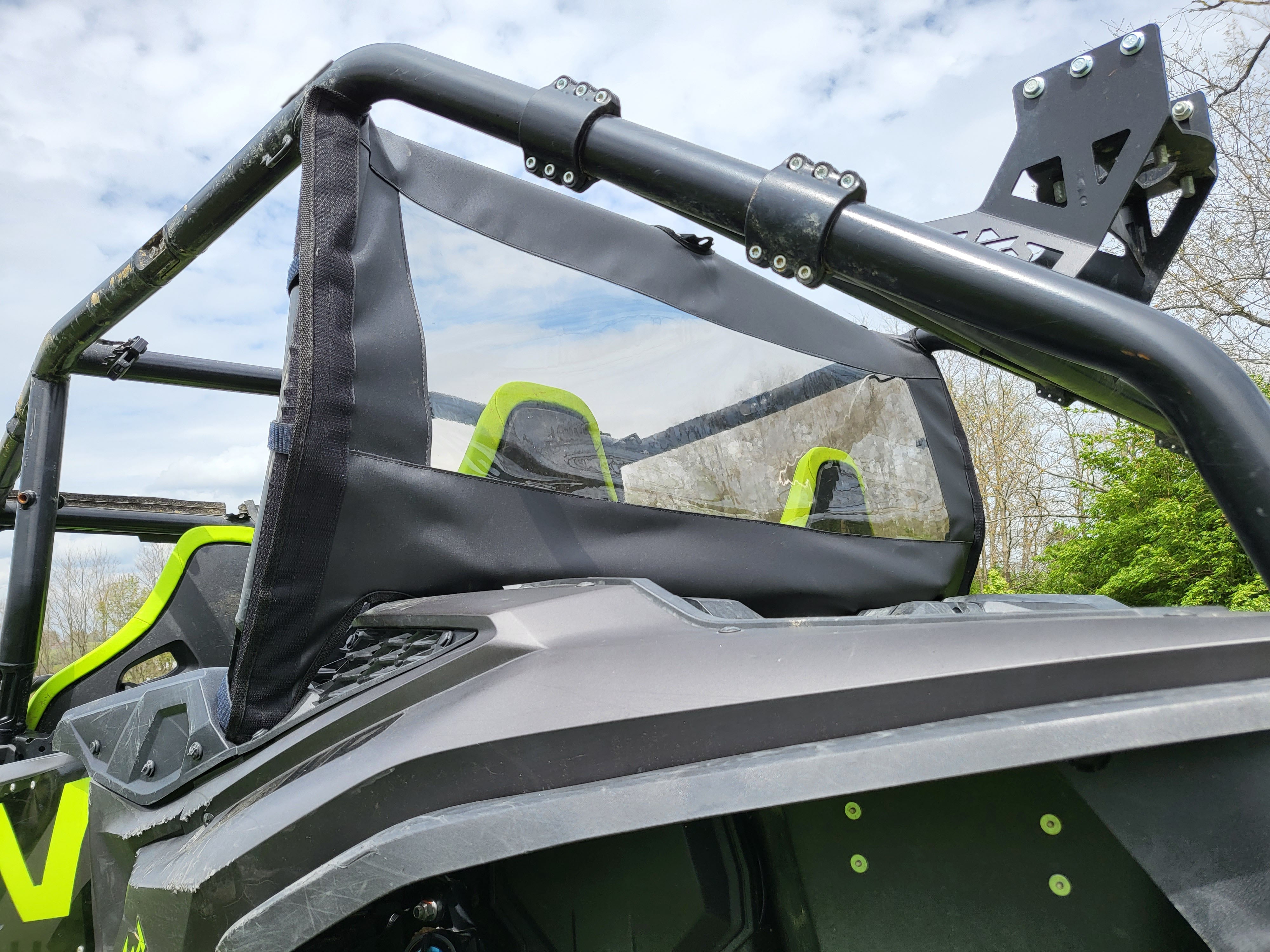 Photo of Honda Talon 4-Seater - Soft Back Panel by 3 Star UTV - Premium Enclosures for UTVs / Side by Sides
