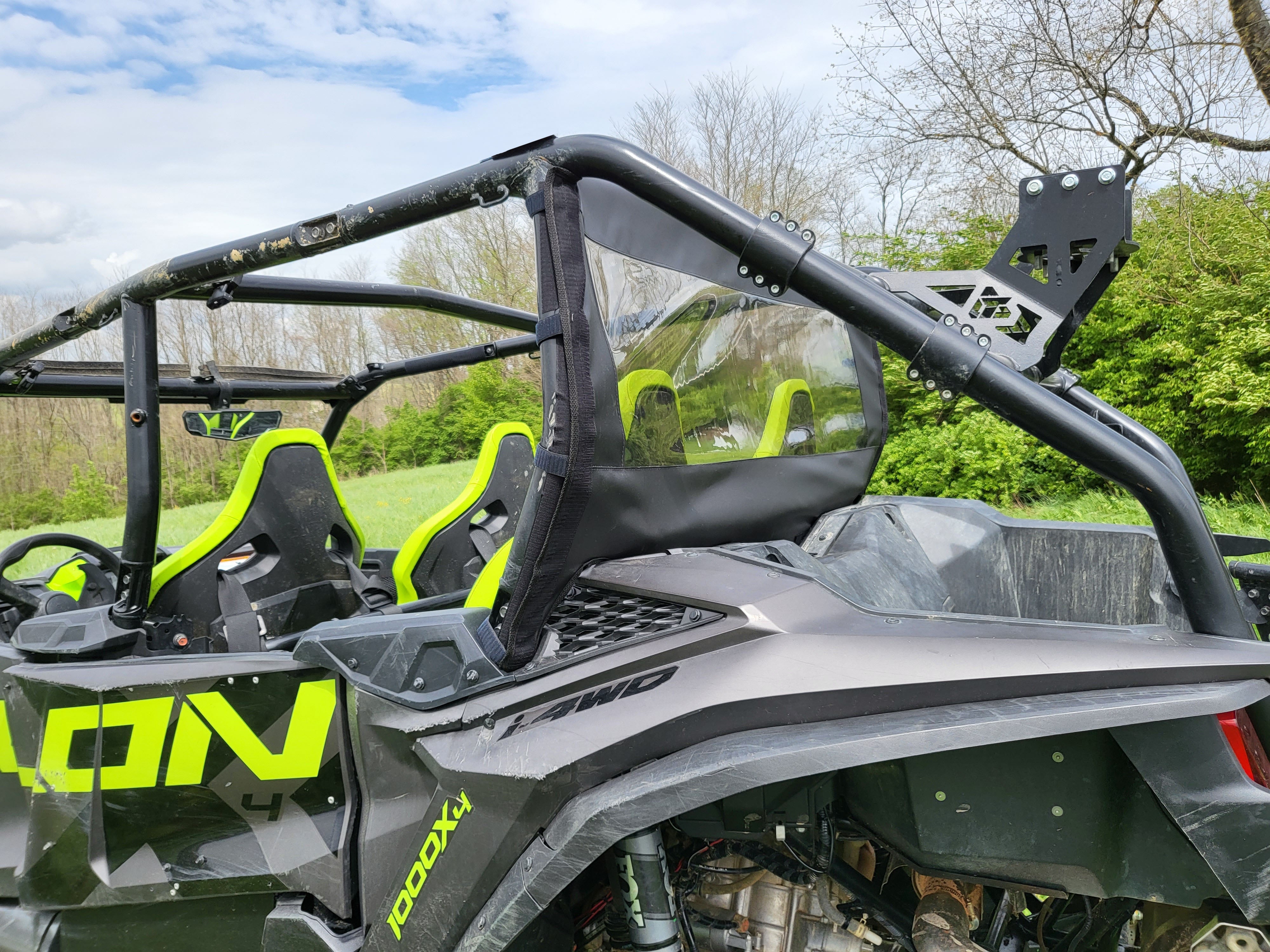 Photo of Honda Talon 4-Seater - Soft Back Panel by 3 Star UTV - Premium Enclosures for UTVs / Side by Sides