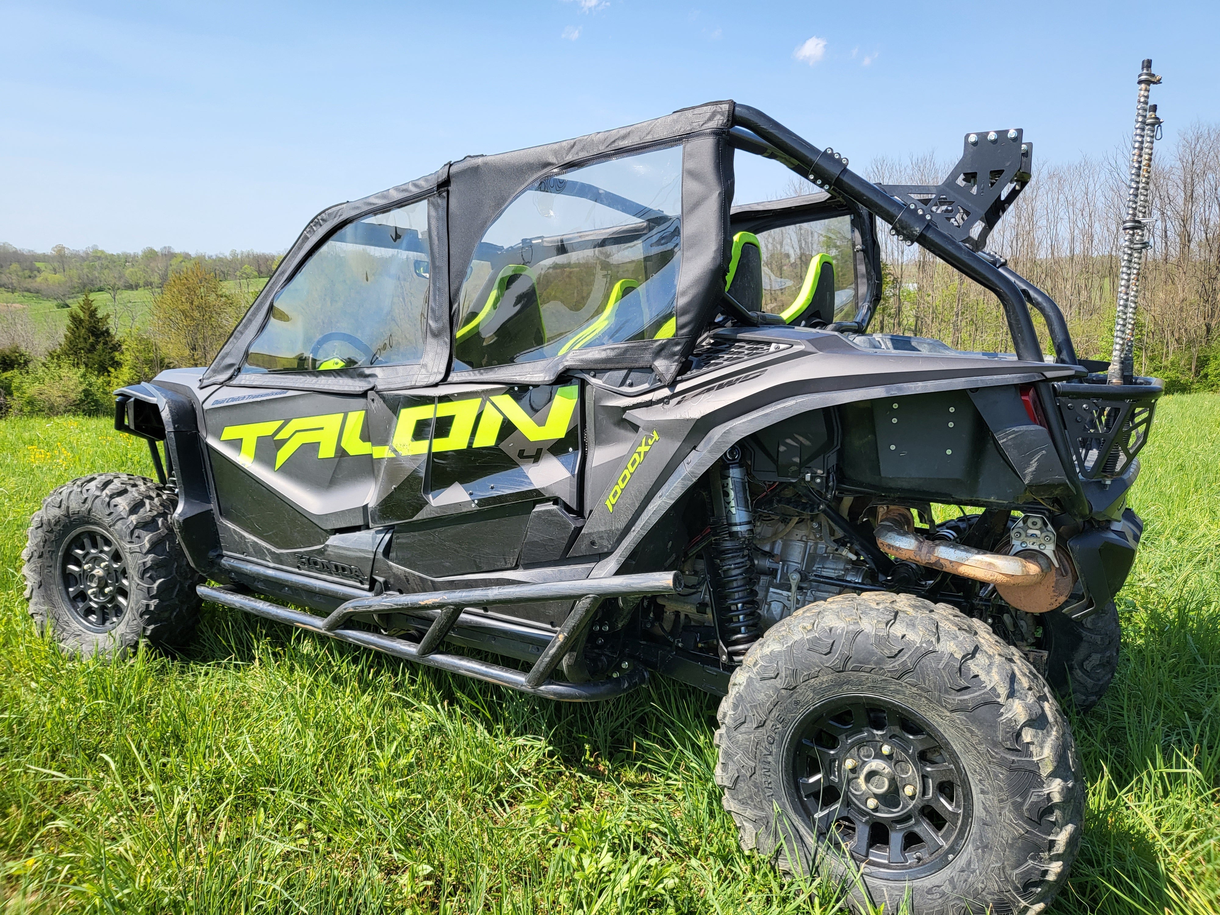 Photo of Honda Talon 4-Seater - Soft Upper Doors by 3 Star UTV - Premium Enclosures for UTVs / Side by Sides