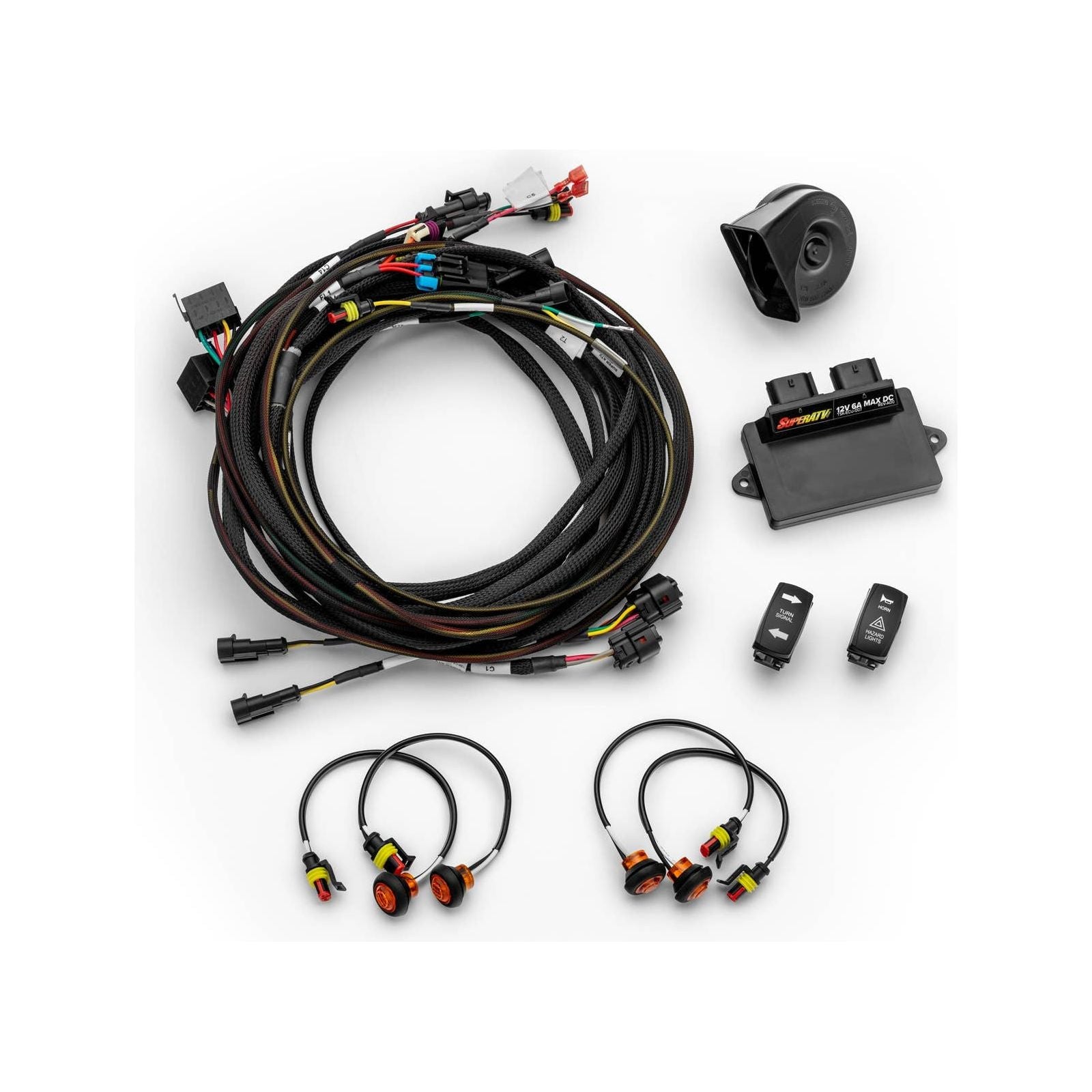Photo of Honda Pioneer 1000 Deluxe Self-Canceling Turn Signal Kit by SuperATV - Premium Street Legal Kits for UTVs / Side by Sides