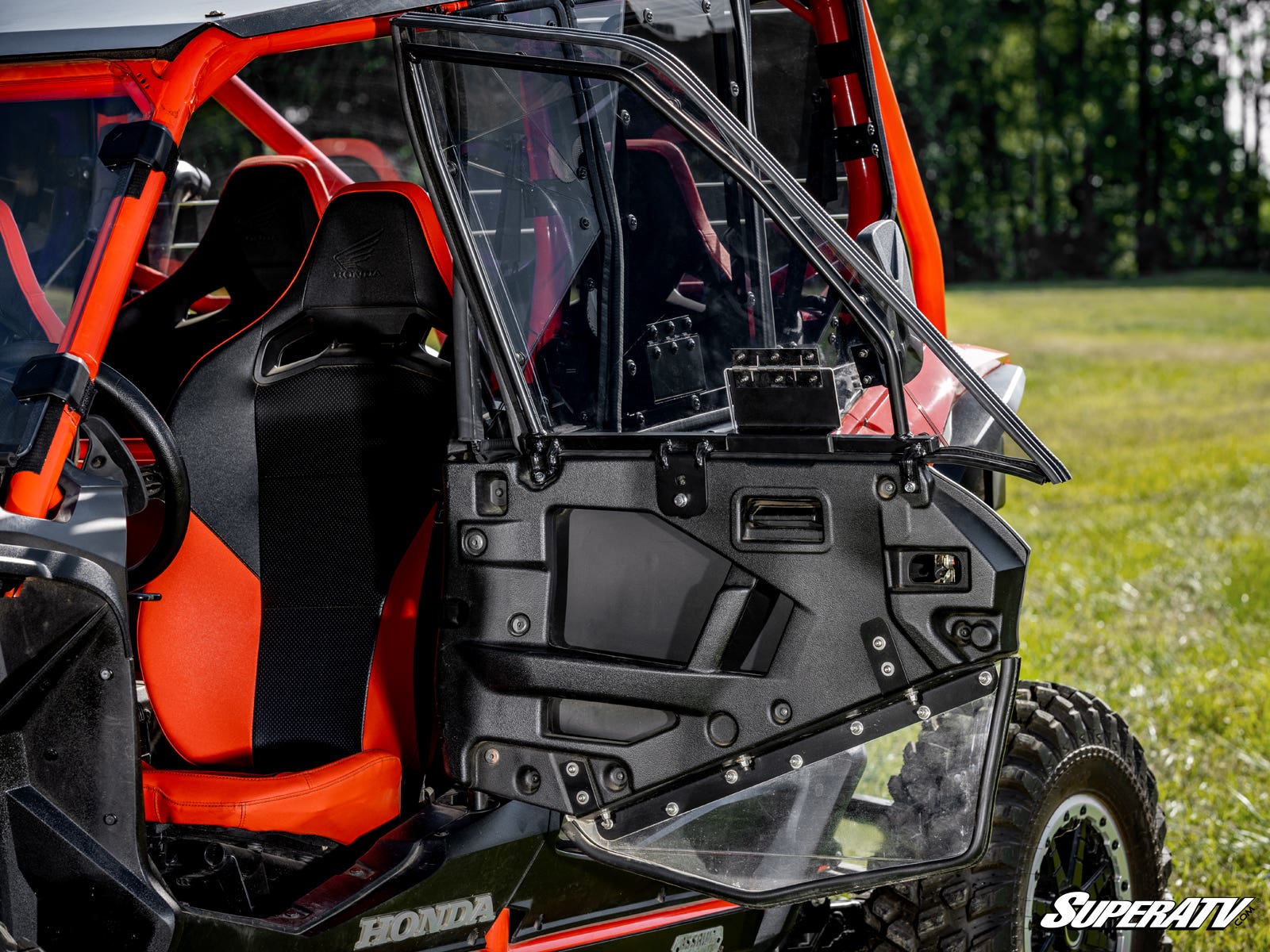 Photo of SuperATV Honda Talon 1000-4 Hard Cab Enclosure Upper Doors by SuperATV - Premium Cab Enclosures for UTVs / Side by Sides