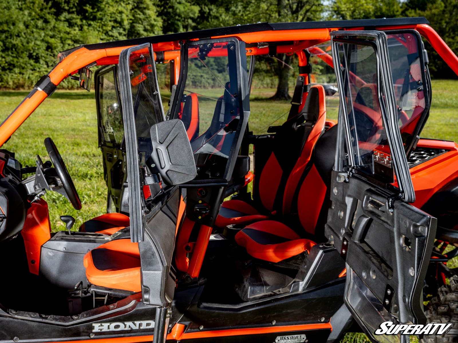 Photo of SuperATV Honda Talon 1000-4 Hard Cab Enclosure Upper Doors by SuperATV - Premium Cab Enclosures for UTVs / Side by Sides