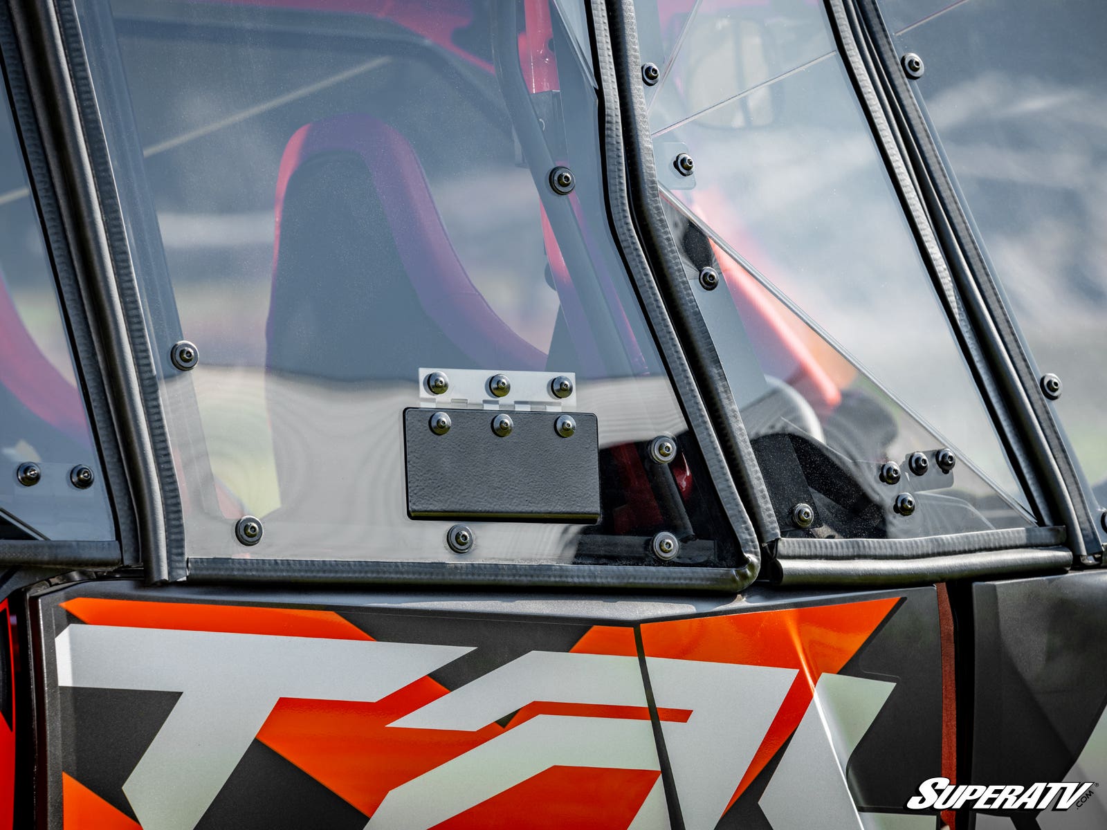 Photo of SuperATV Honda Talon 1000-4 Hard Cab Enclosure Upper Doors by SuperATV - Premium Cab Enclosures for UTVs / Side by Sides