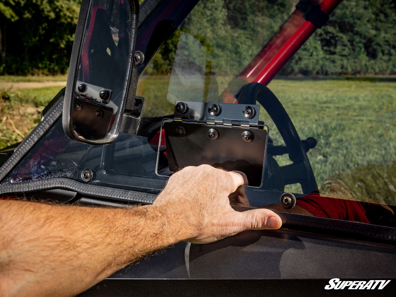 Photo of SuperATV Honda Talon 1000-4 Hard Cab Enclosure Upper Doors by SuperATV - Premium Cab Enclosures for UTVs / Side by Sides