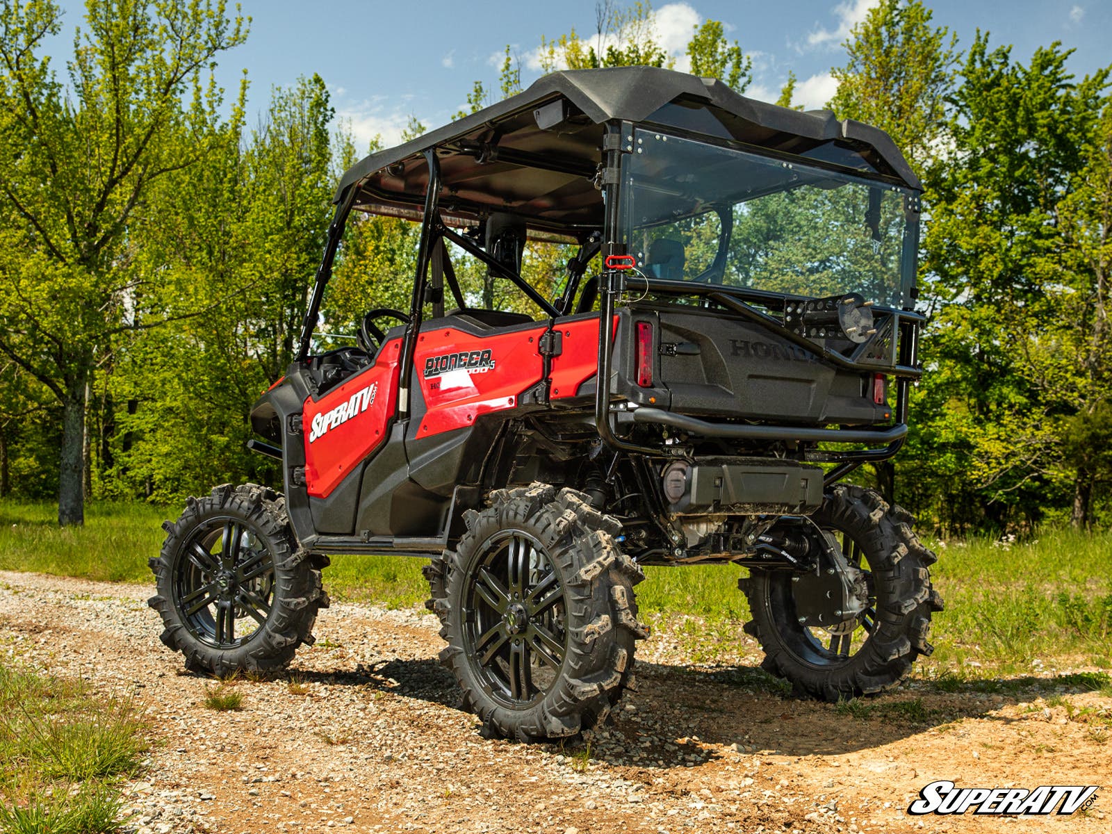 Photo of SuperATV Honda Pioneer 1000-5 Workmaster Rear Bumper by SuperATV - Premium Bumpers for UTVs / Side by Sides