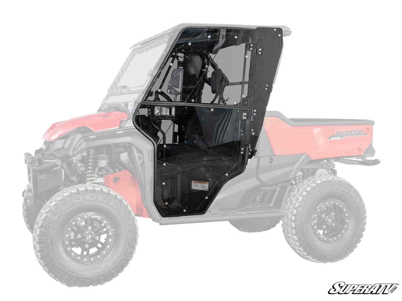 Photo of SuperATV Honda Pioneer 1000 Convertible Cab Enclosure Doors by SuperATV - Premium Cab Enclosures for UTVs / Side by Sides