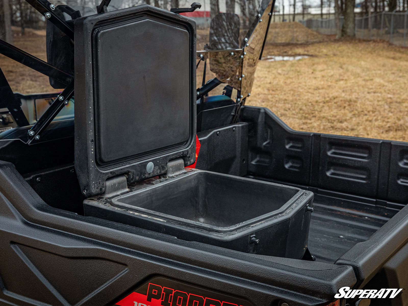 Photo of SuperATV Honda Pioneer 1000 Cooler/Cargo Box by SuperATV - Premium Storage for UTVs / Side by Sides